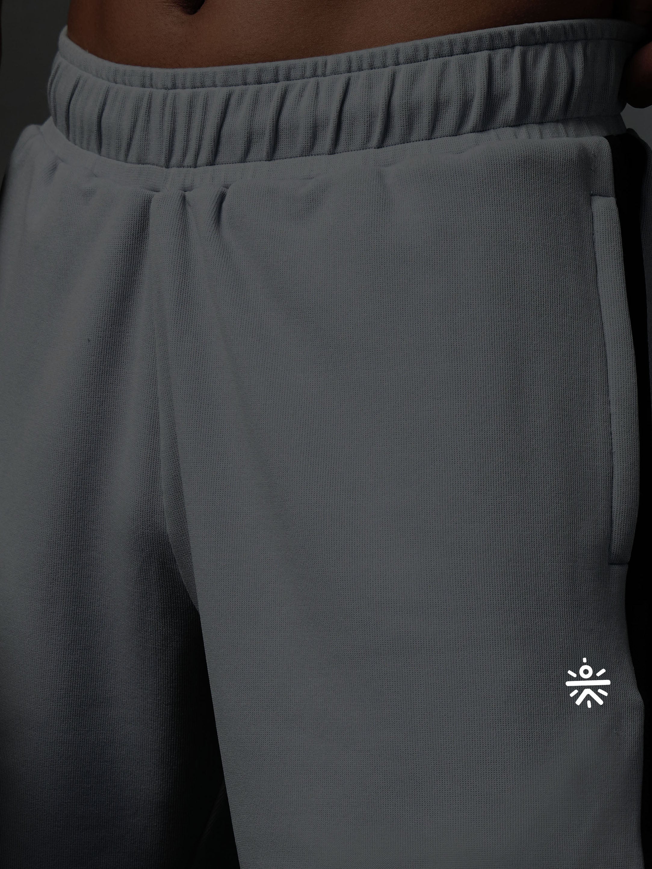 Men's Pace Up Lt. Grey Running Shorts