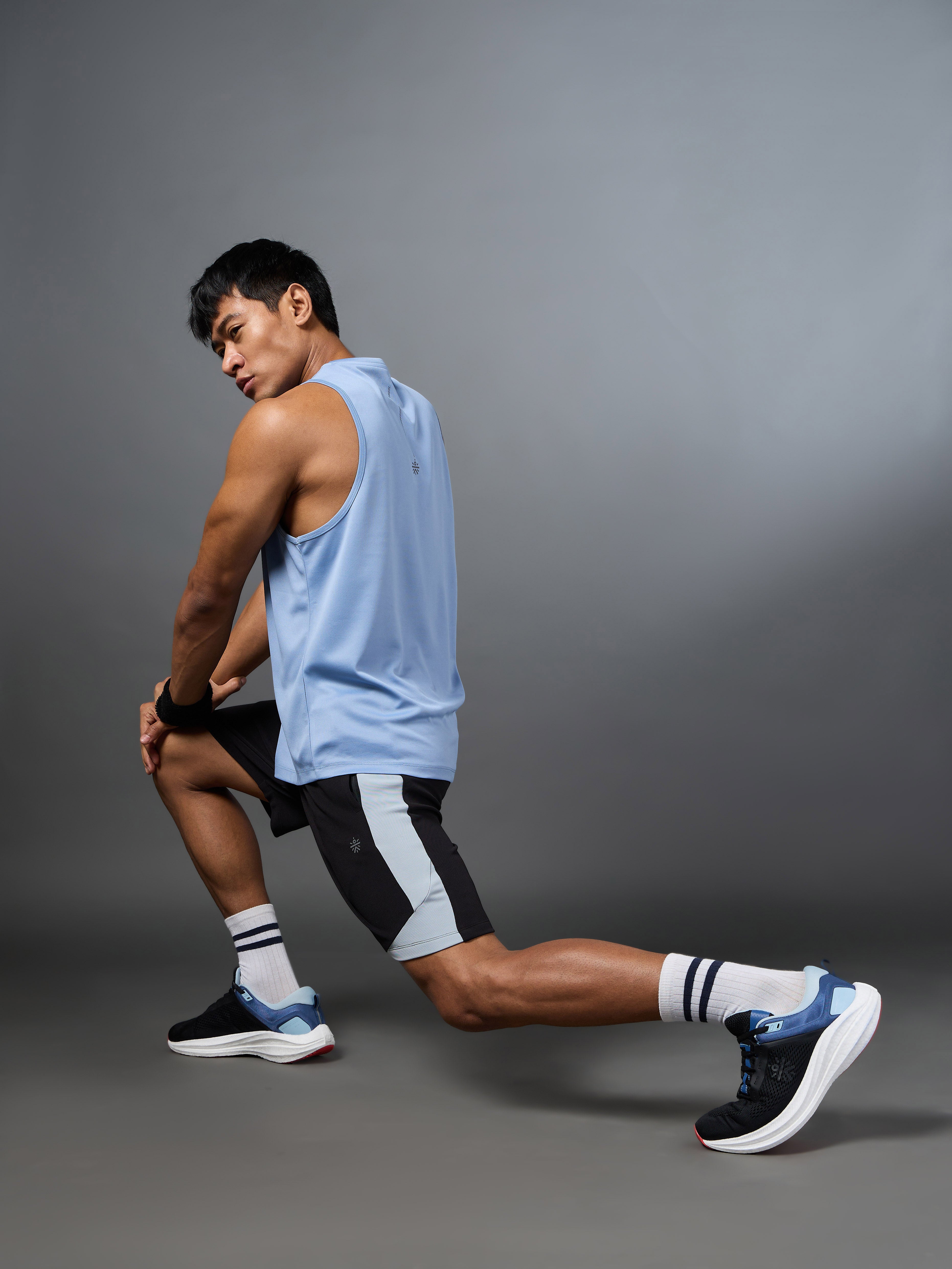 Men's Pace Up Black Running Shorts