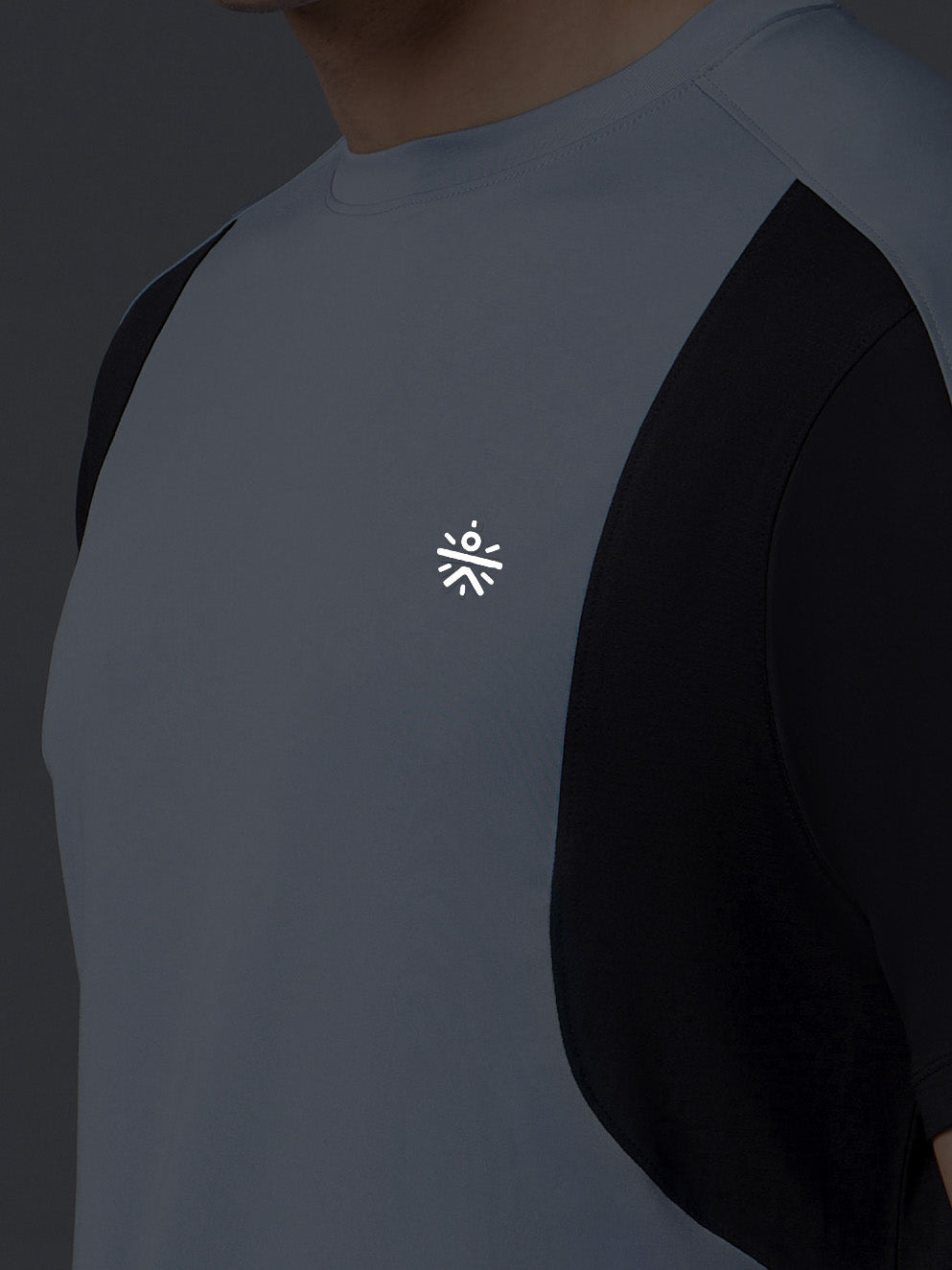 Men's Power Pack Blue Running T-shirt