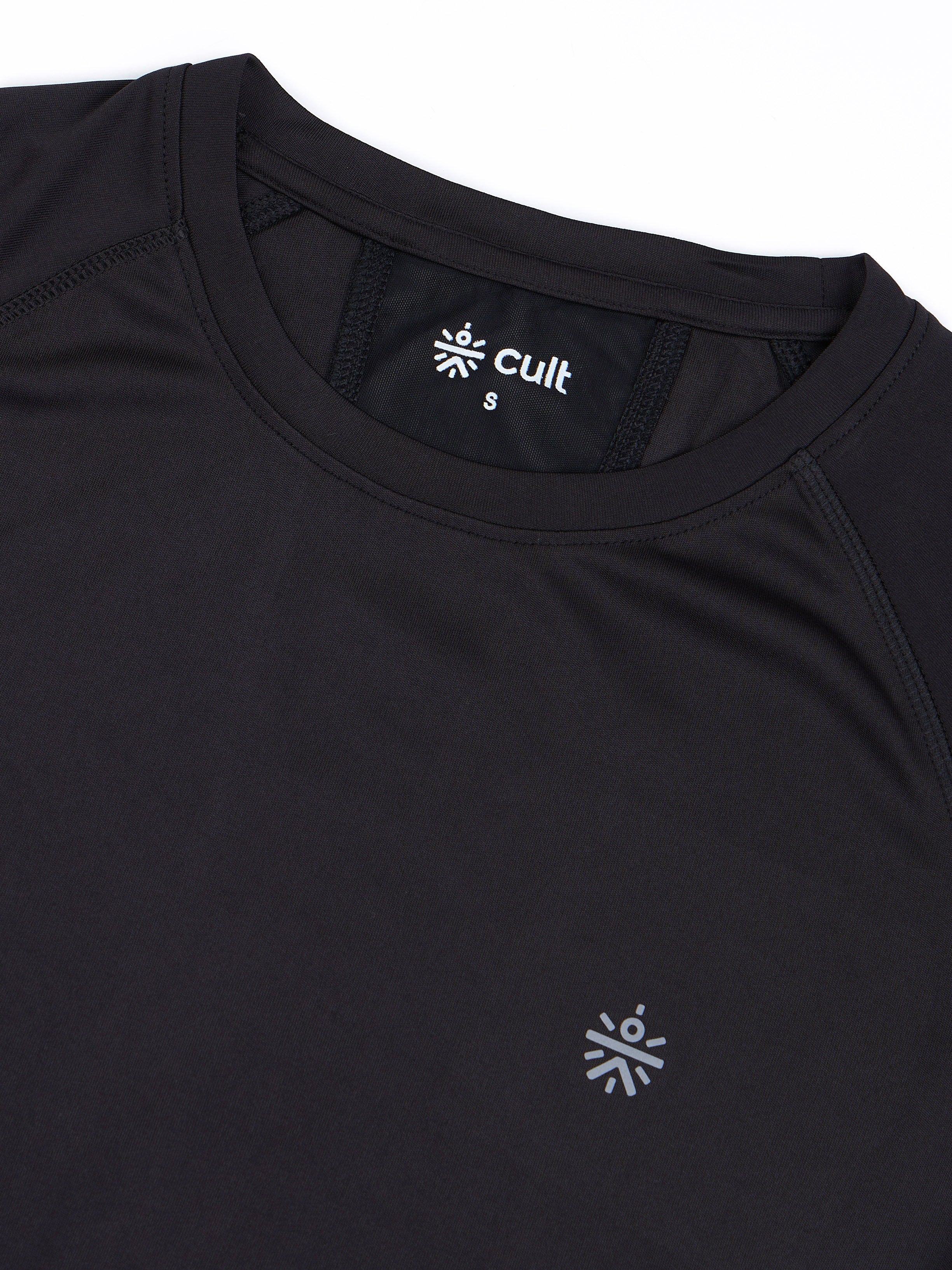 Women's Run Hype Black T-shirt