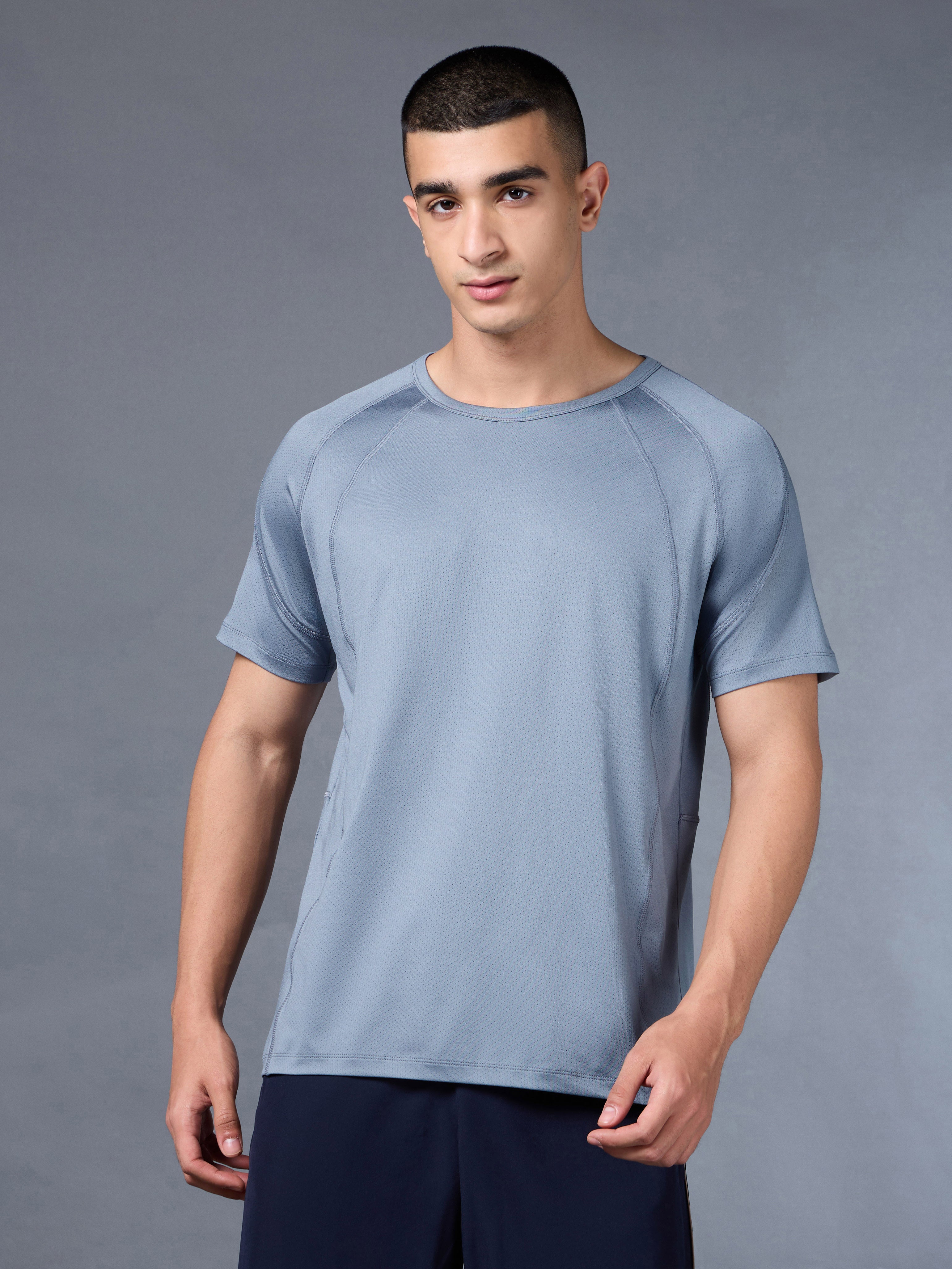 Men's Blue High Imapct Run T-shirt