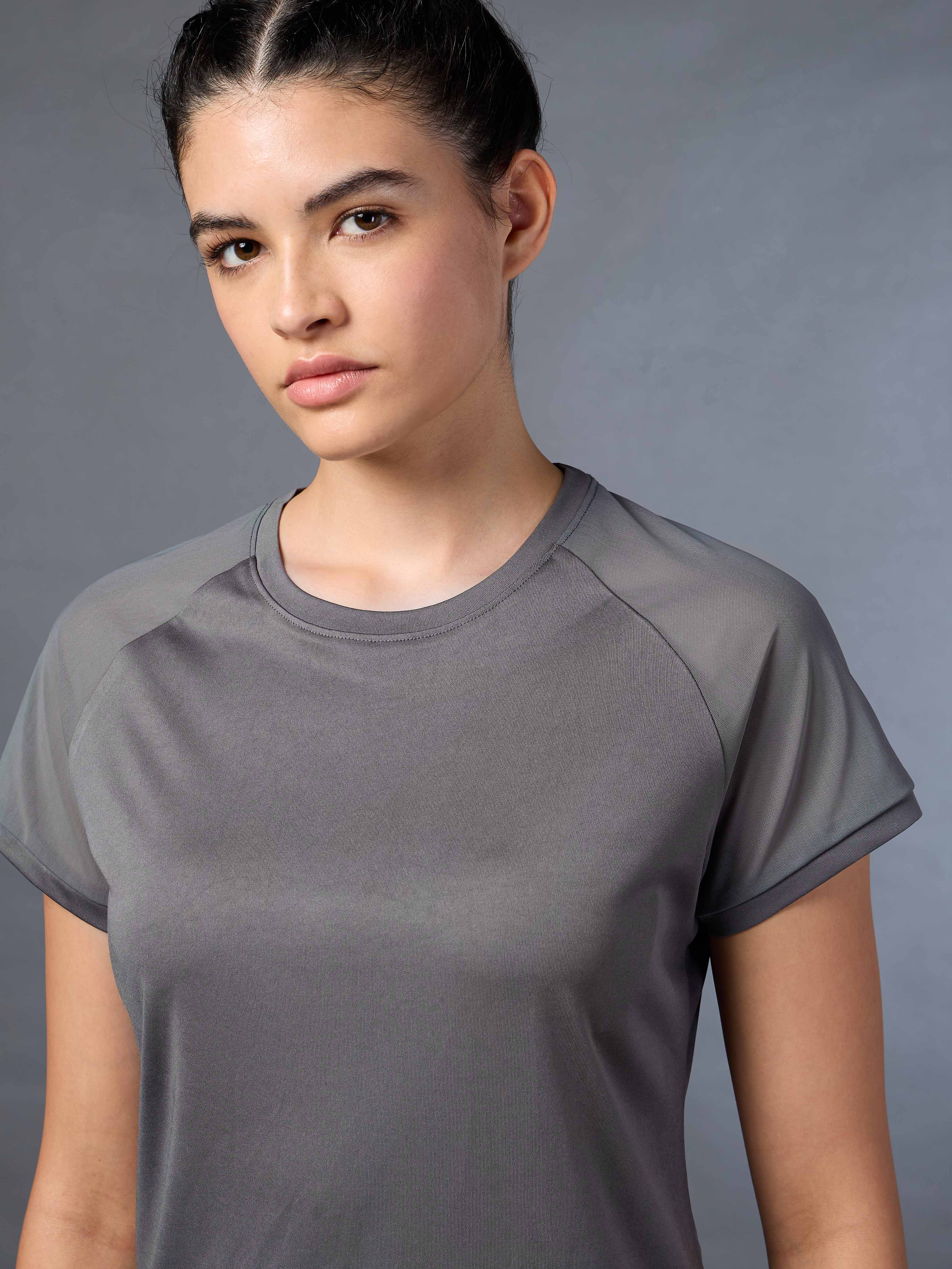 Women's Run Day Challenge Grey T-shirt