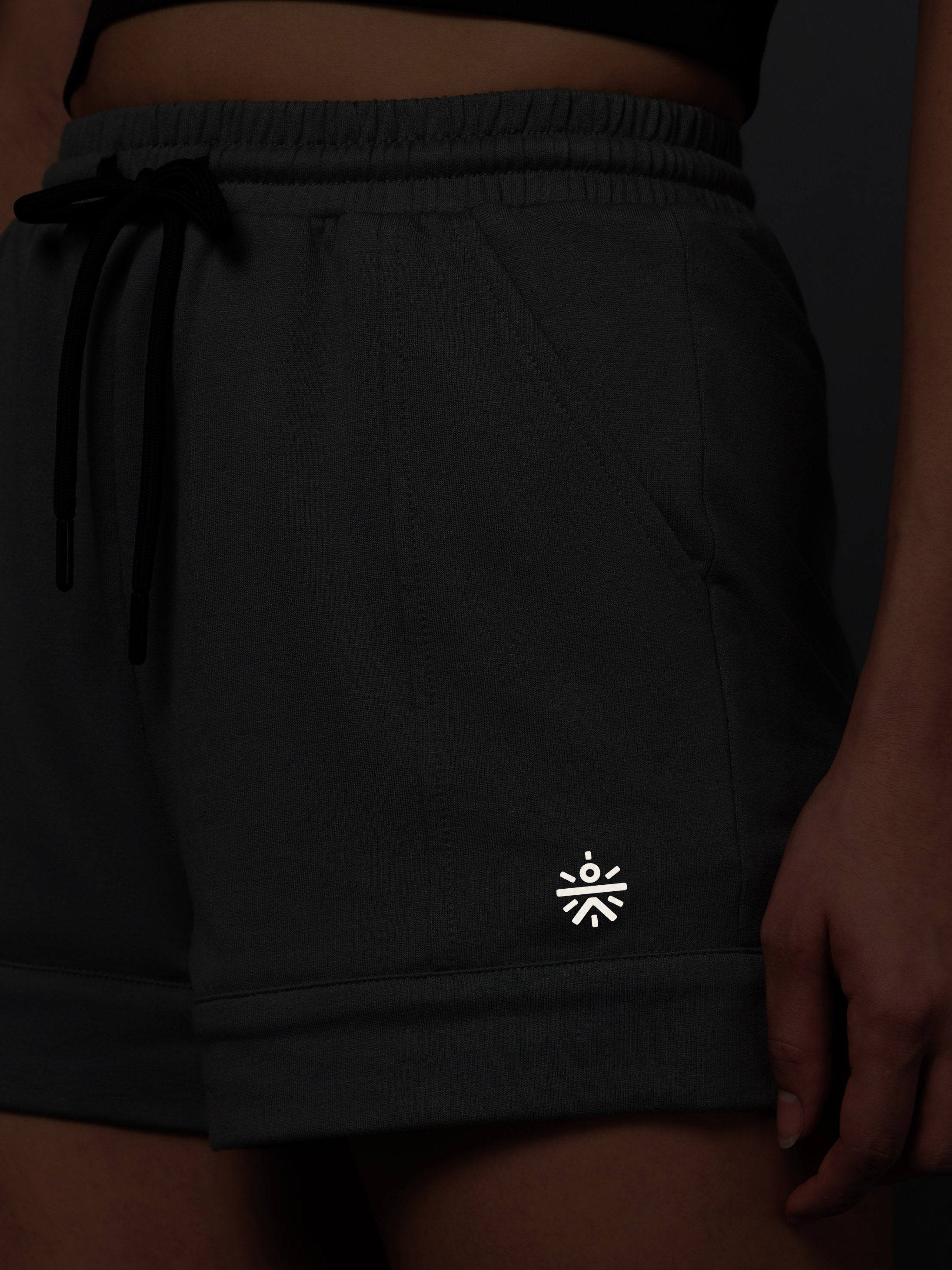 Women's Play All Day Grey Shorts