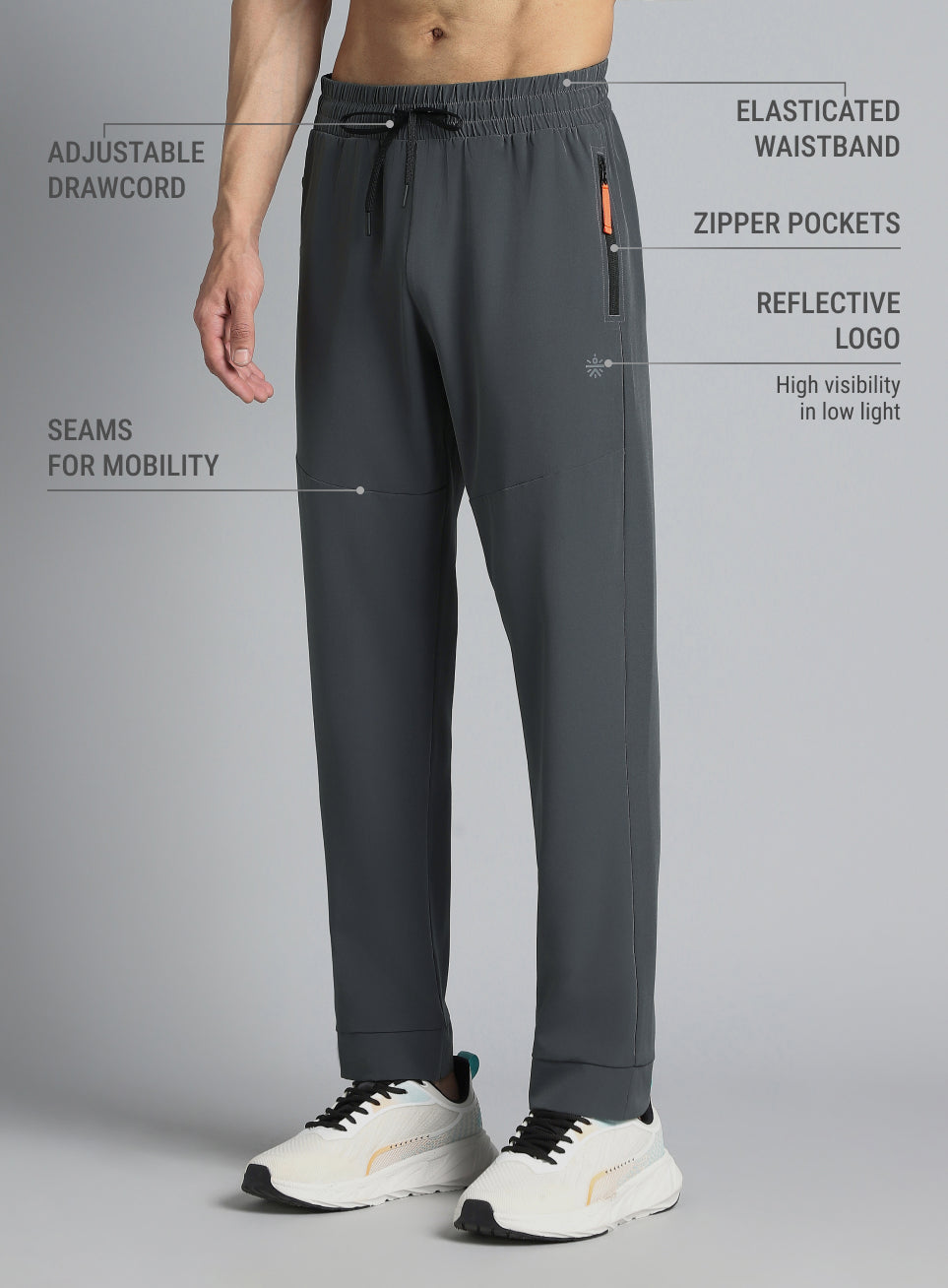 Men's Run Max Performance Grey Jogger