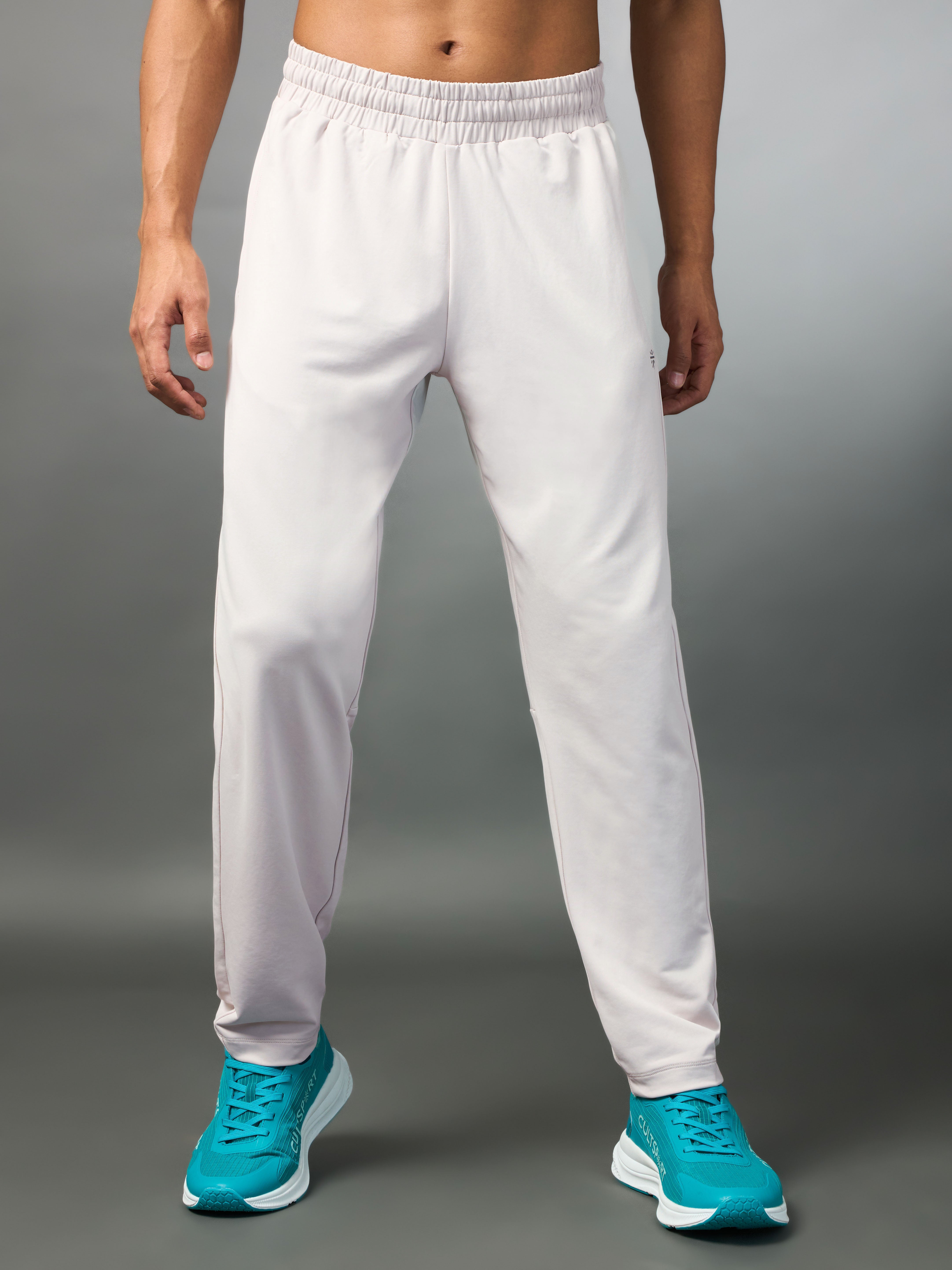 Men's Cardio Best Beige Running Trackpants