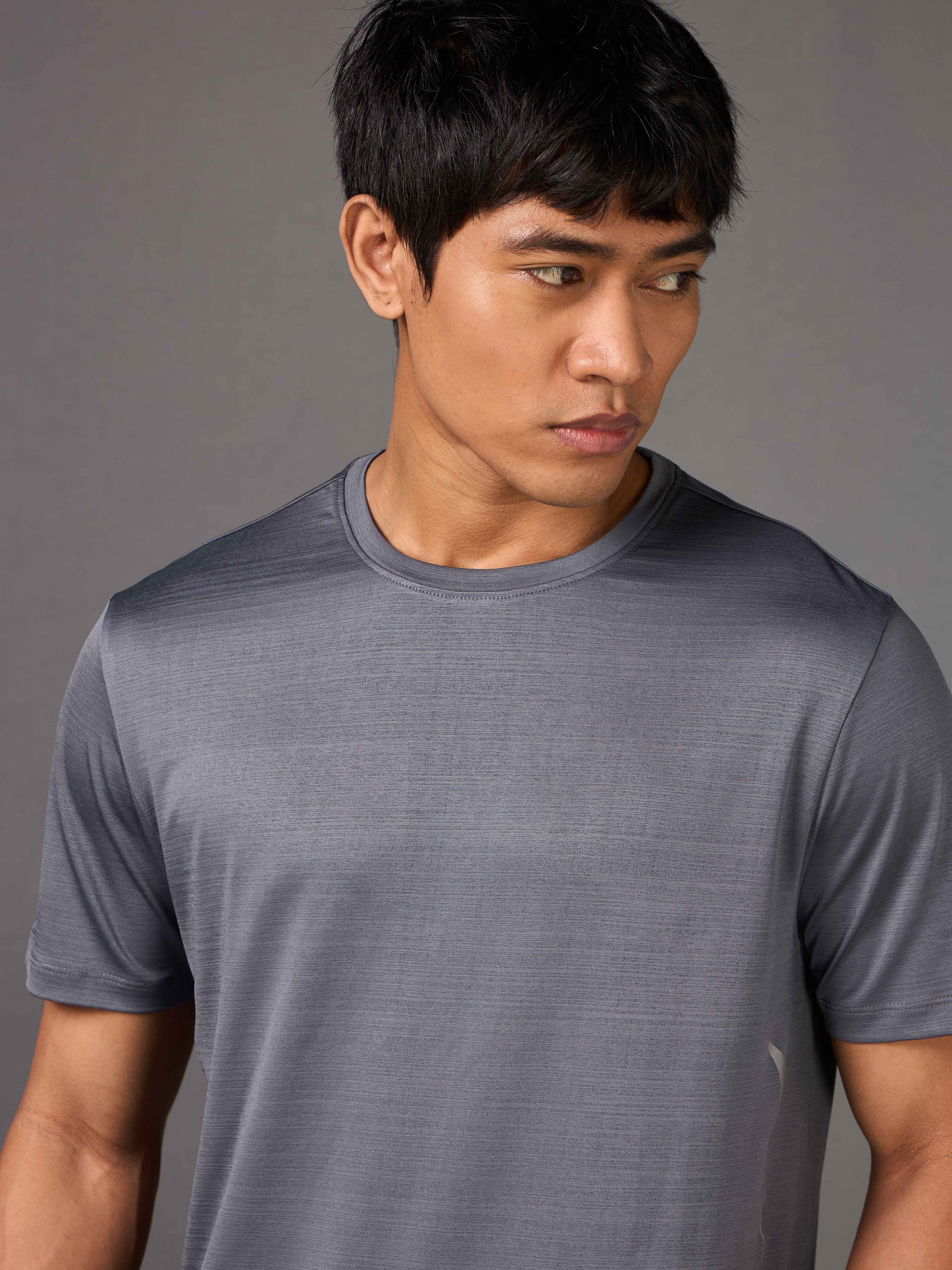 Men's City Escape Grey Running T-shirt