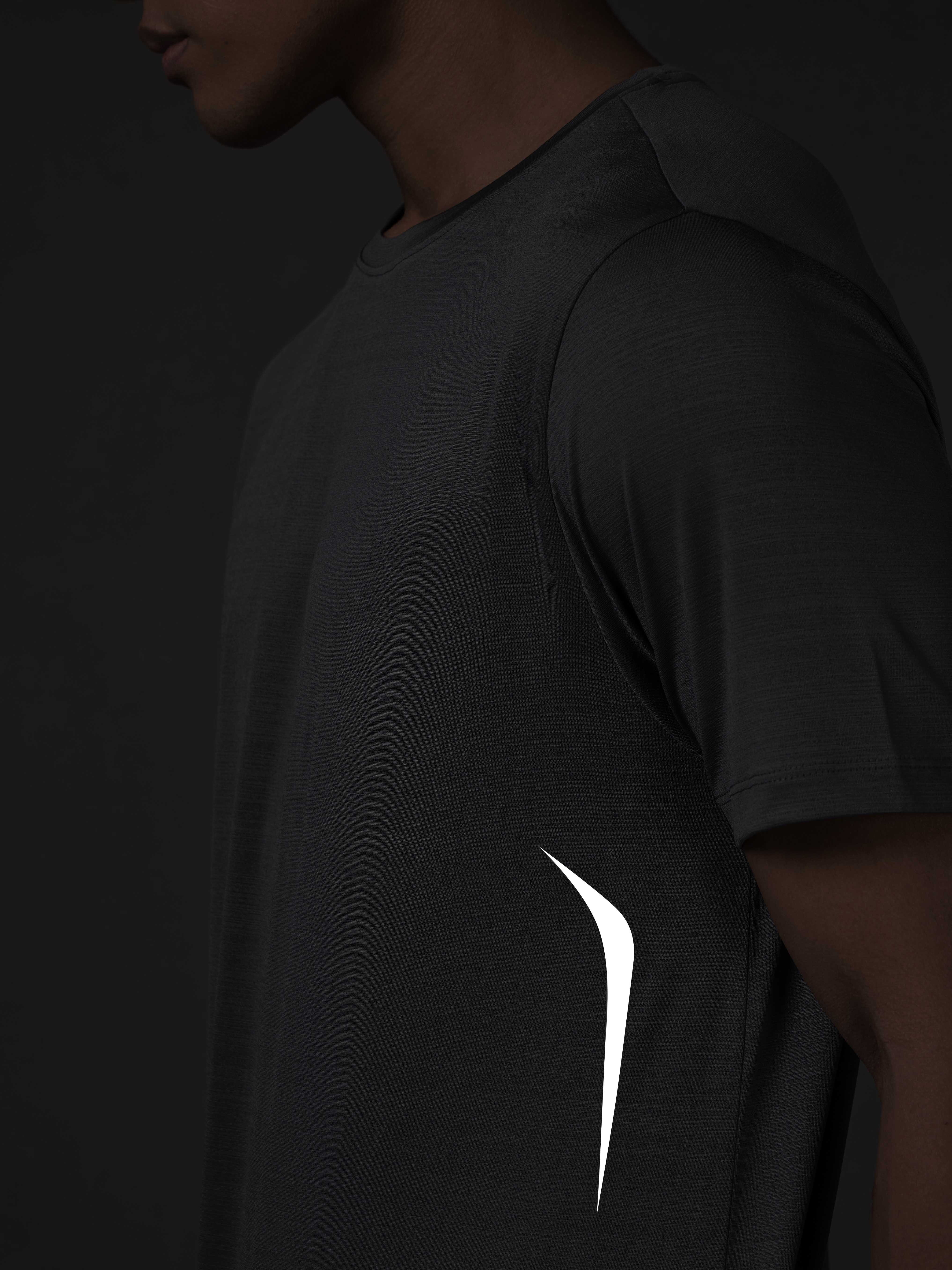 Men's City Escape Grey Running T-shirt