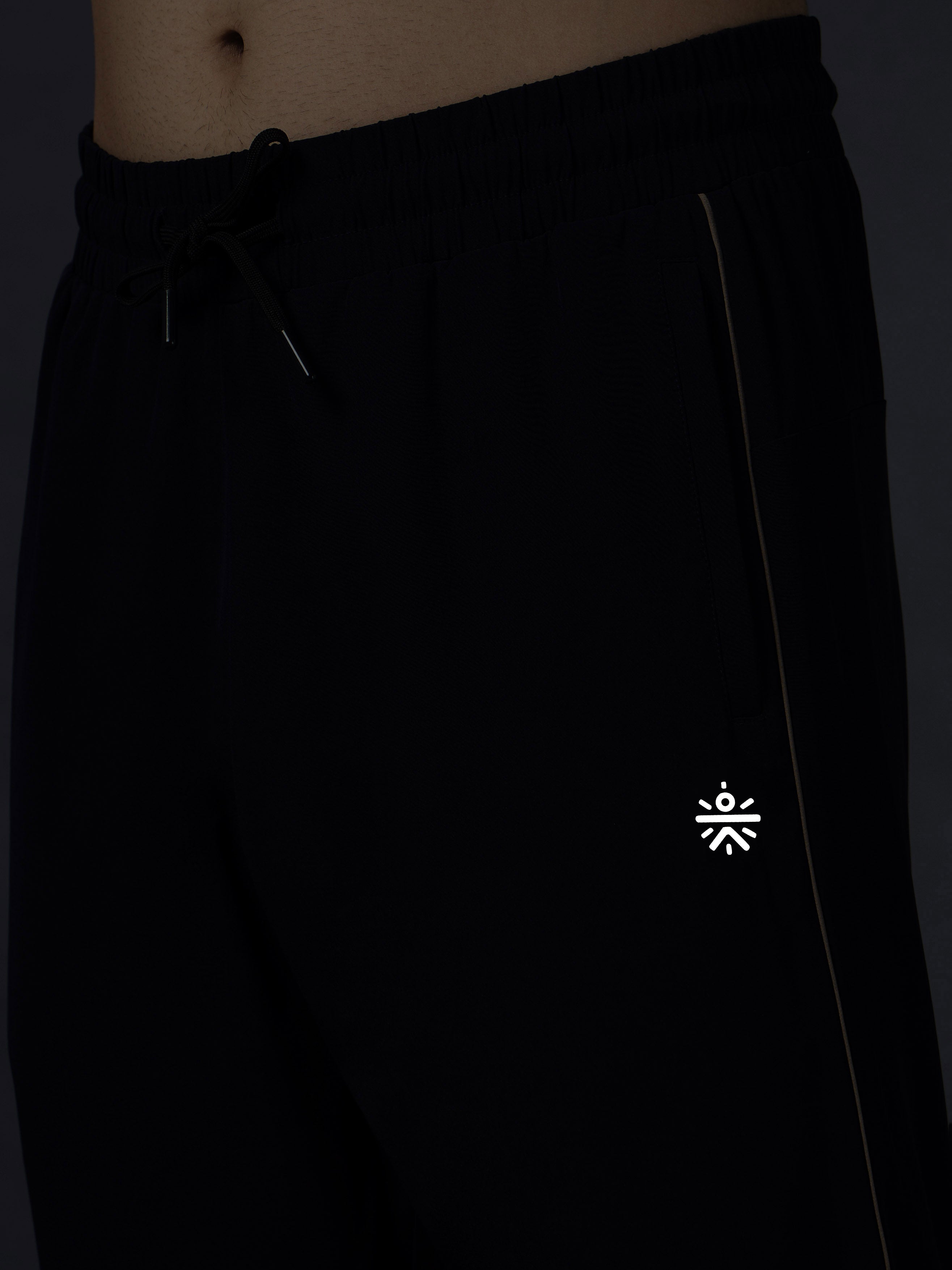 Men's Navy Pace up Running Trackpants