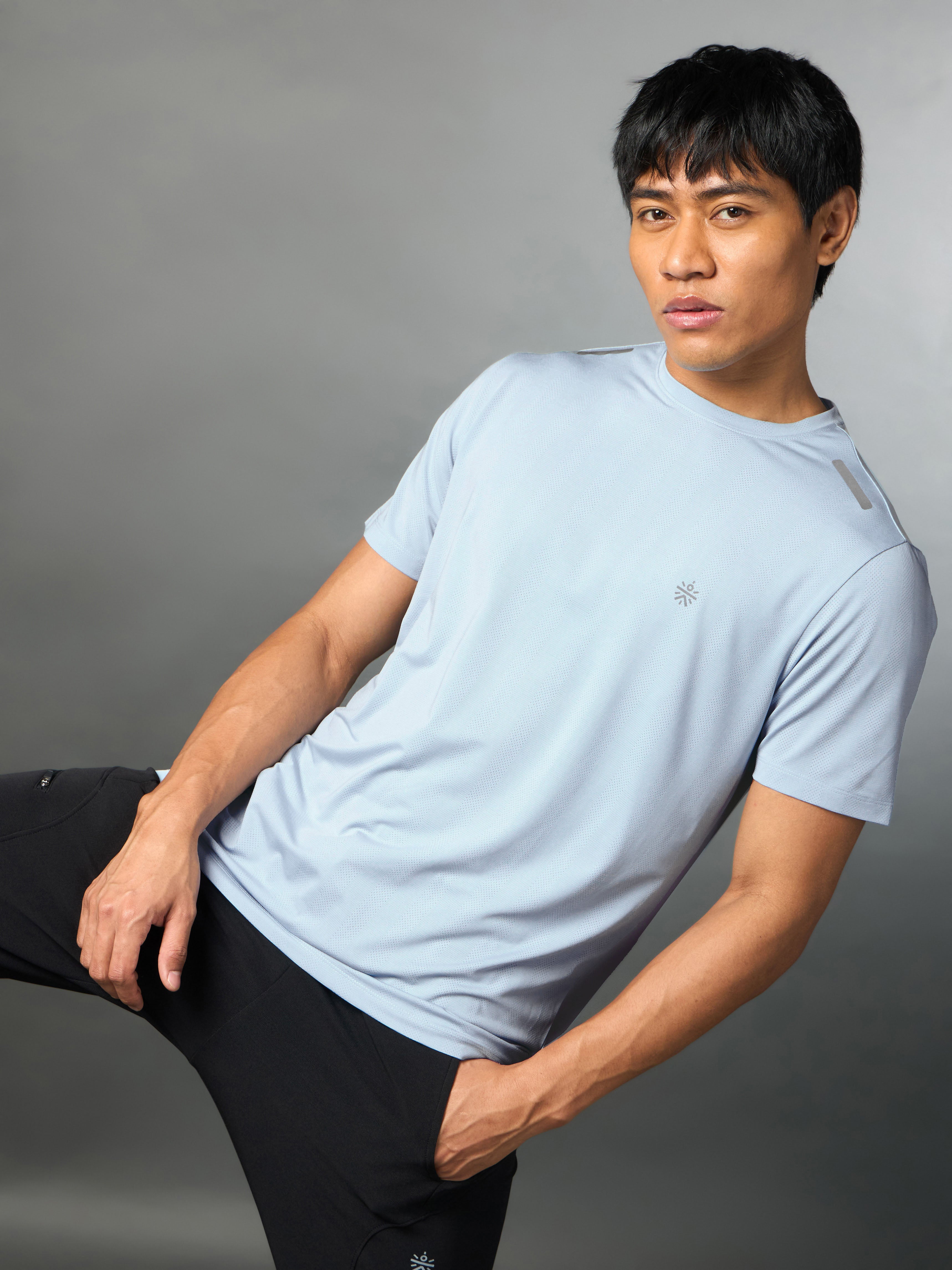 Men's Night Jogger Blue T-shirt