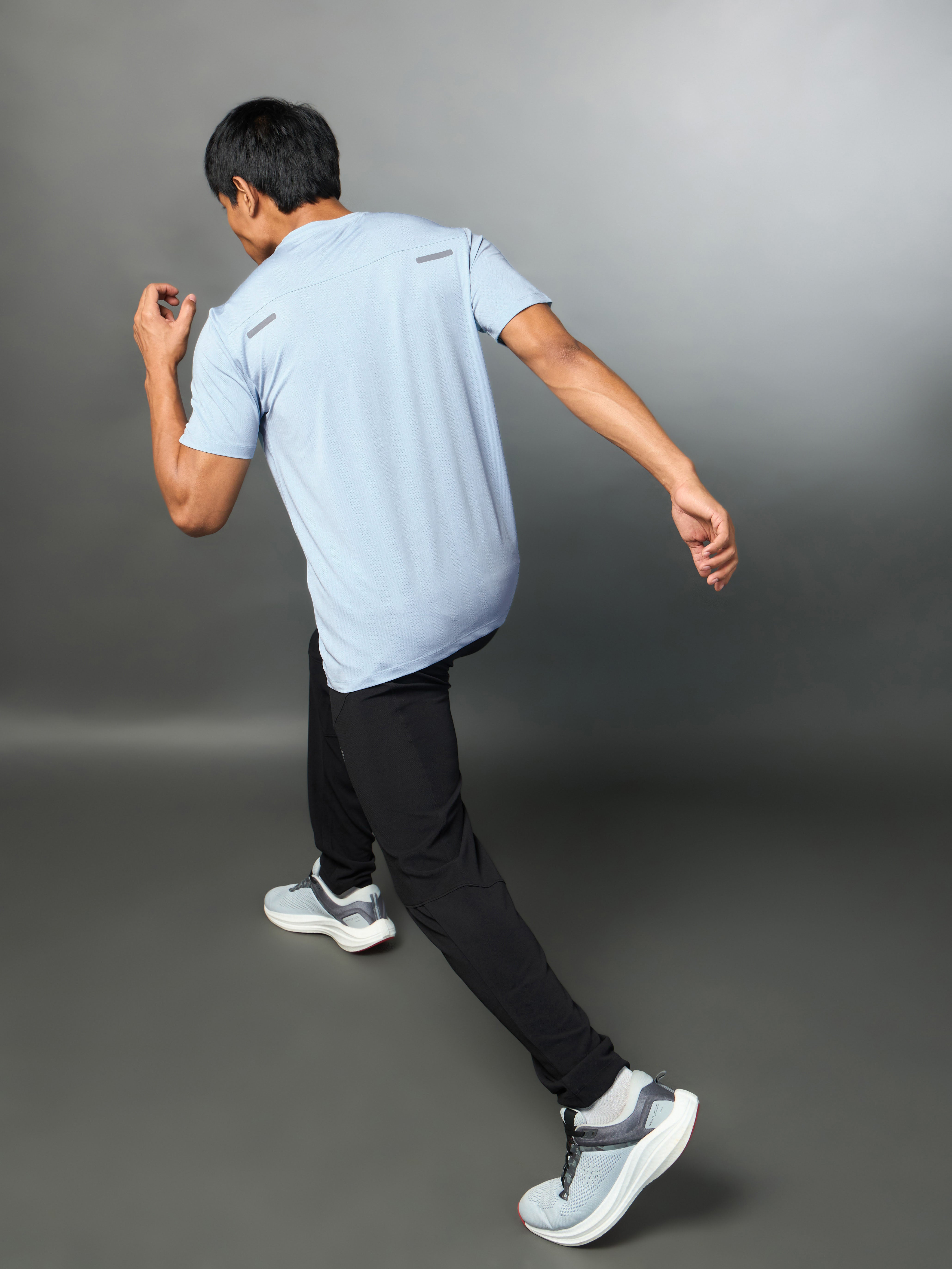 Men's Night Jogger Blue T-shirt