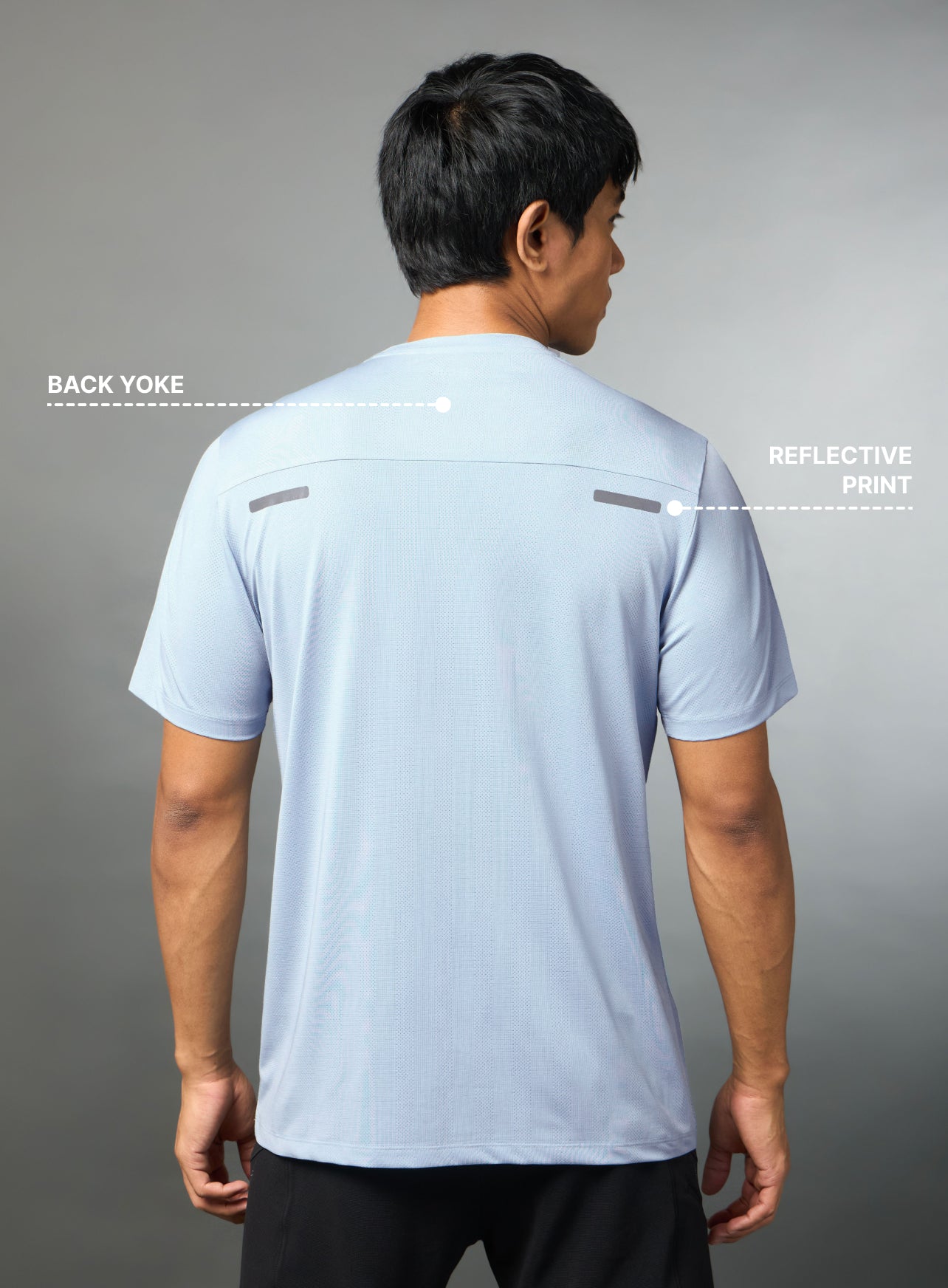 Men's Night Jogger Blue T-shirt