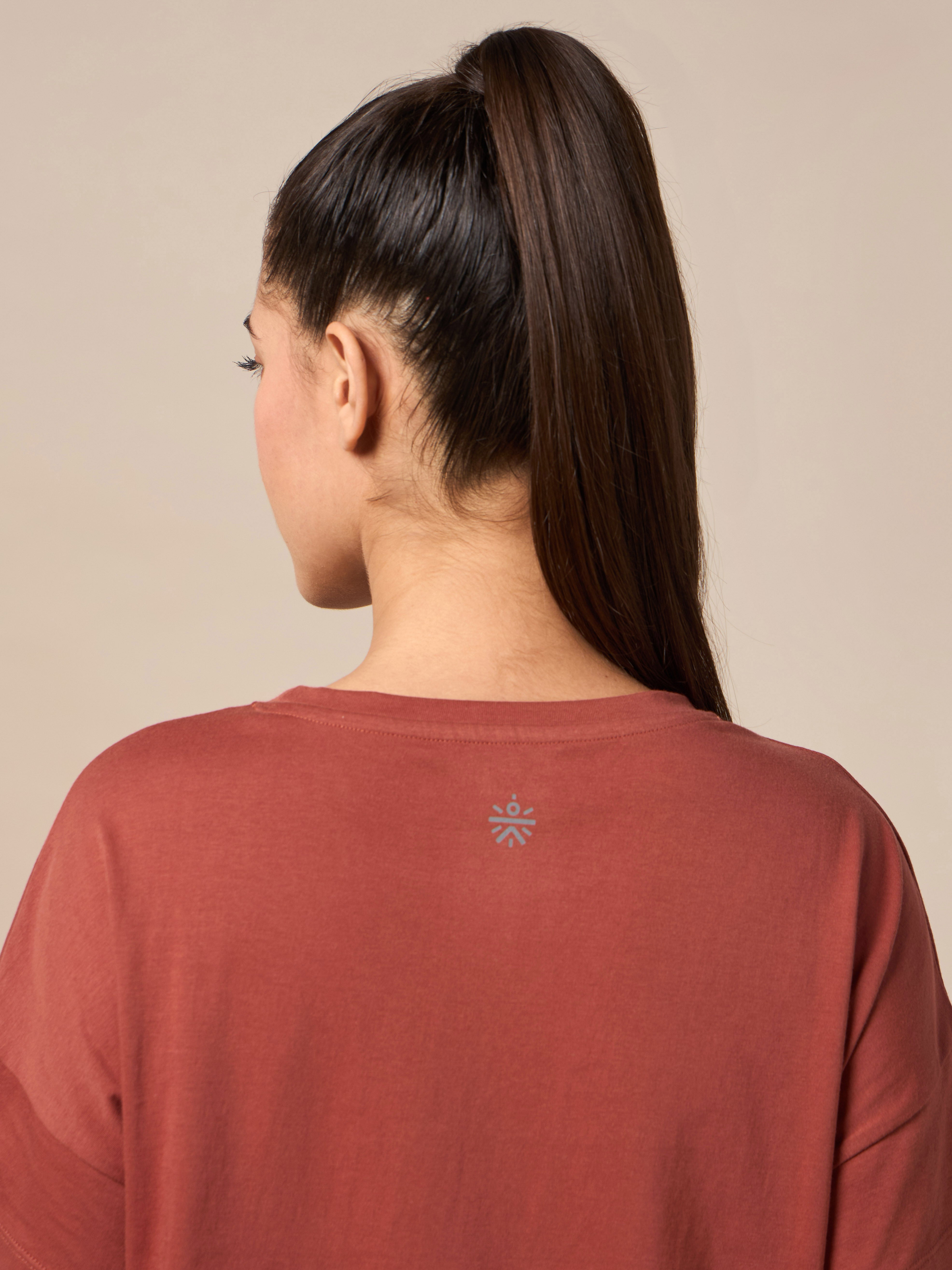 Women's Rust Relaxed Leisure T-shirt