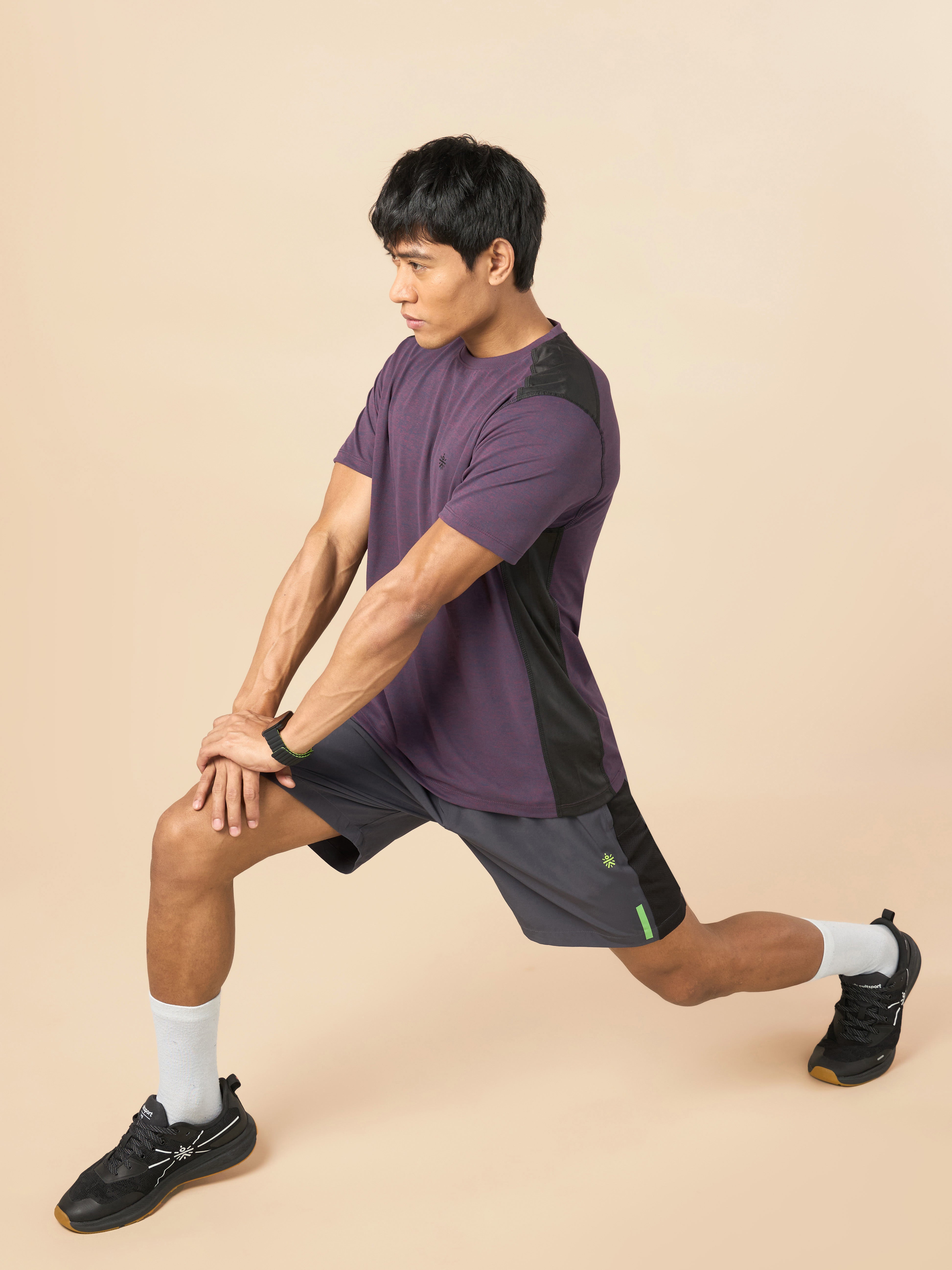 Men's Amp Up Purple Comfortech T-shirt