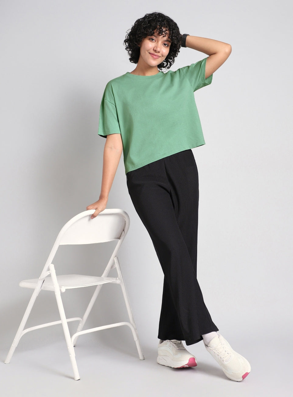 Women's Yoga Green Flow T-shirt
