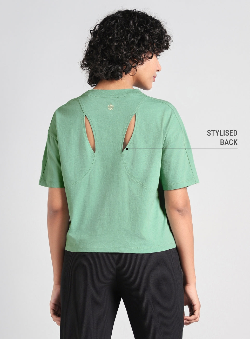 Women's Yoga Green Flow T-shirt