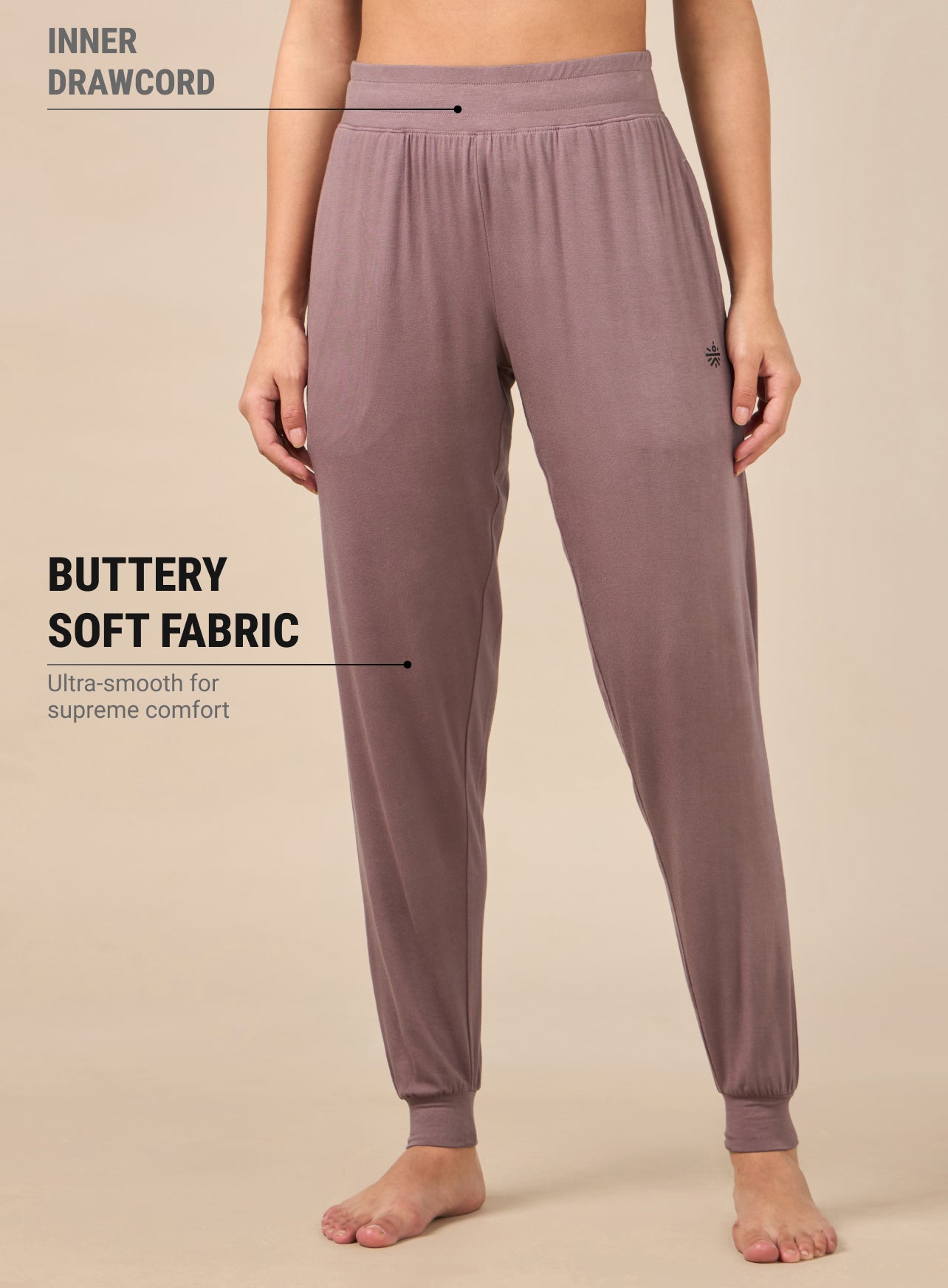 Women's Mauve Yogini Pants