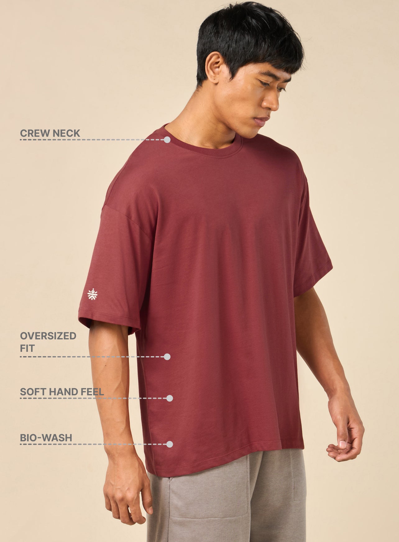 Men's One More Rep Back Print Red T-shirt