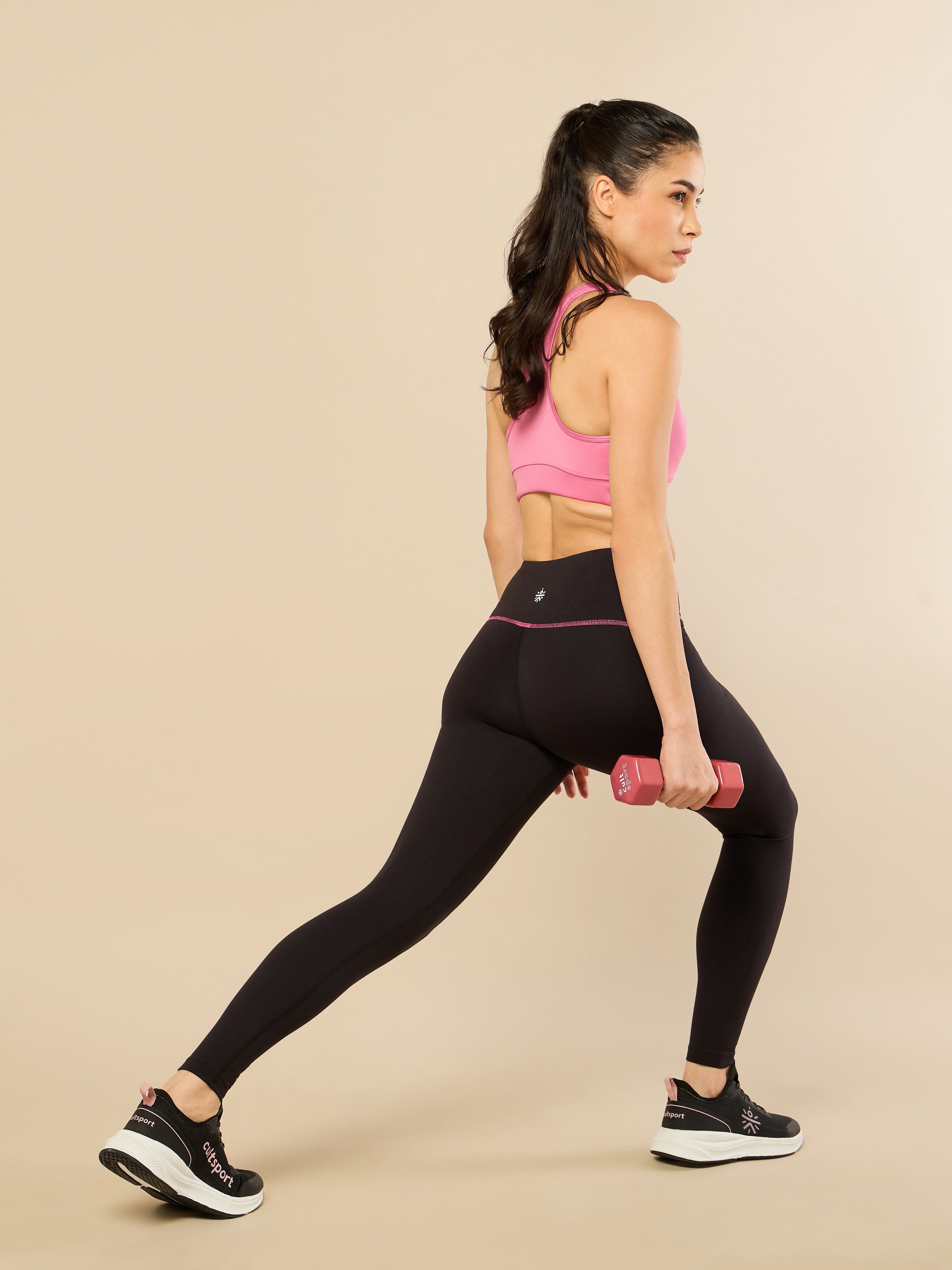 Women's Core Black Training Tights