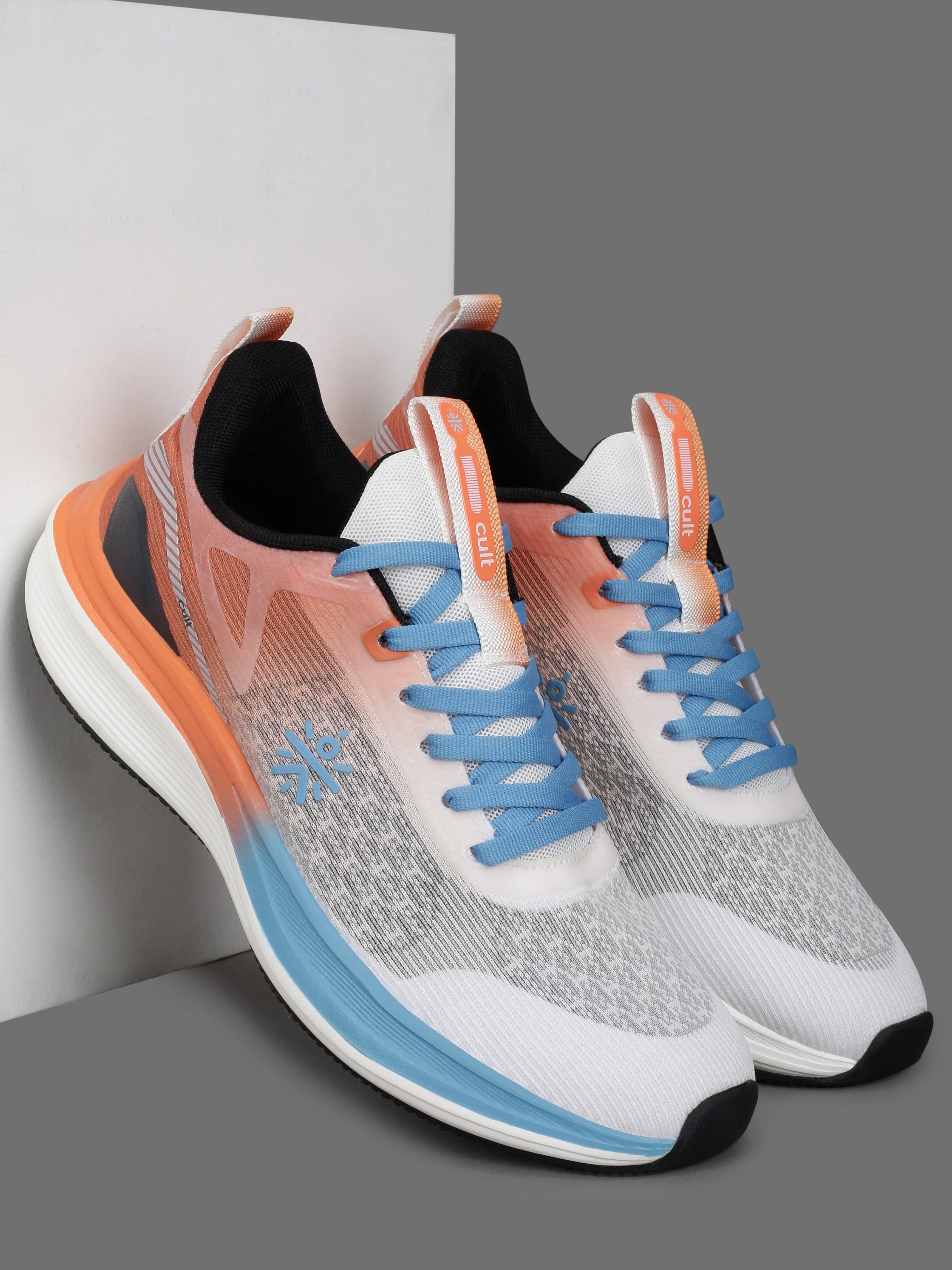 cult Women's Aetheris Running Shoes - White & Orange