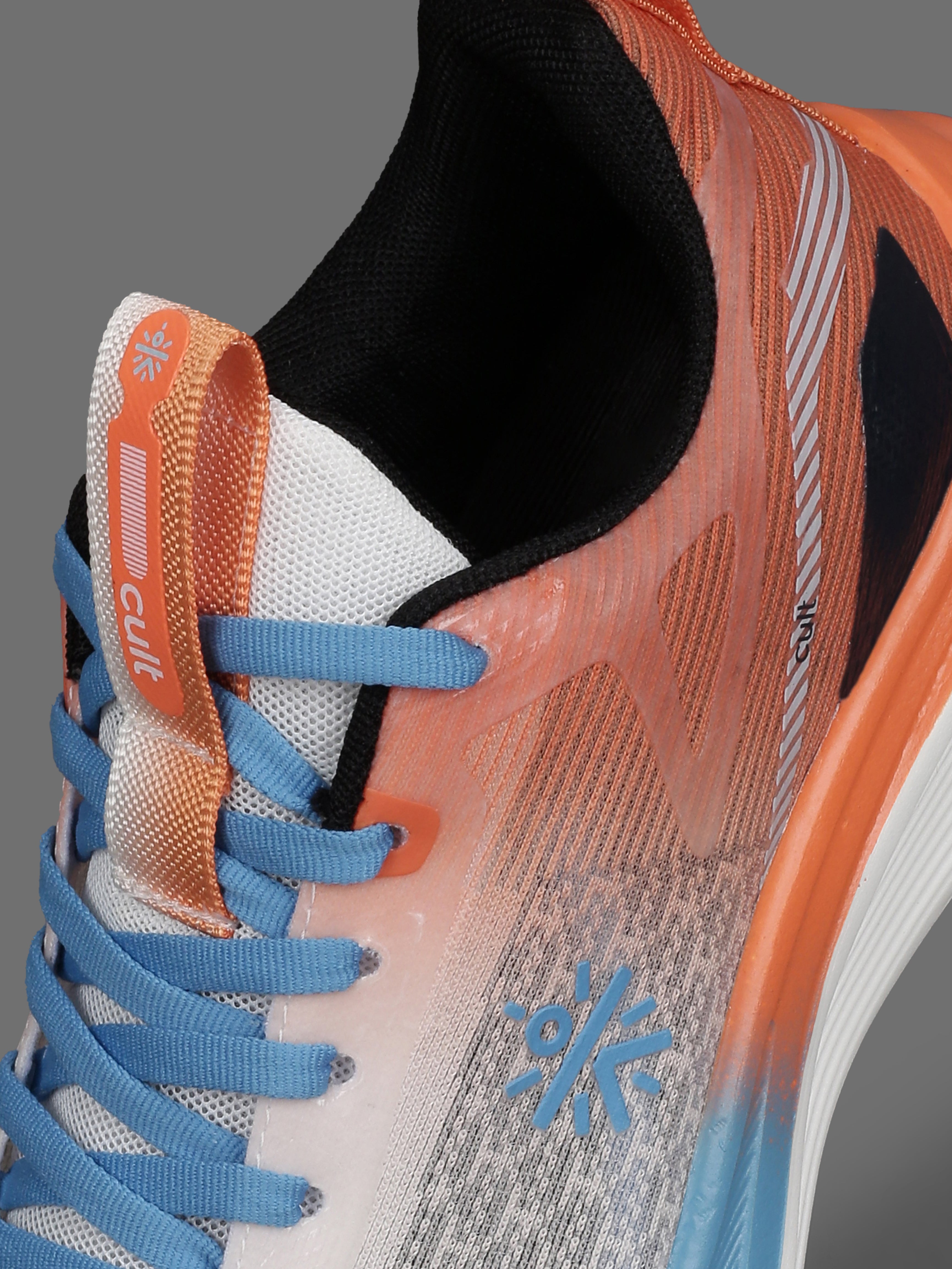 cult Women's Aetheris Running Shoes - White & Orange