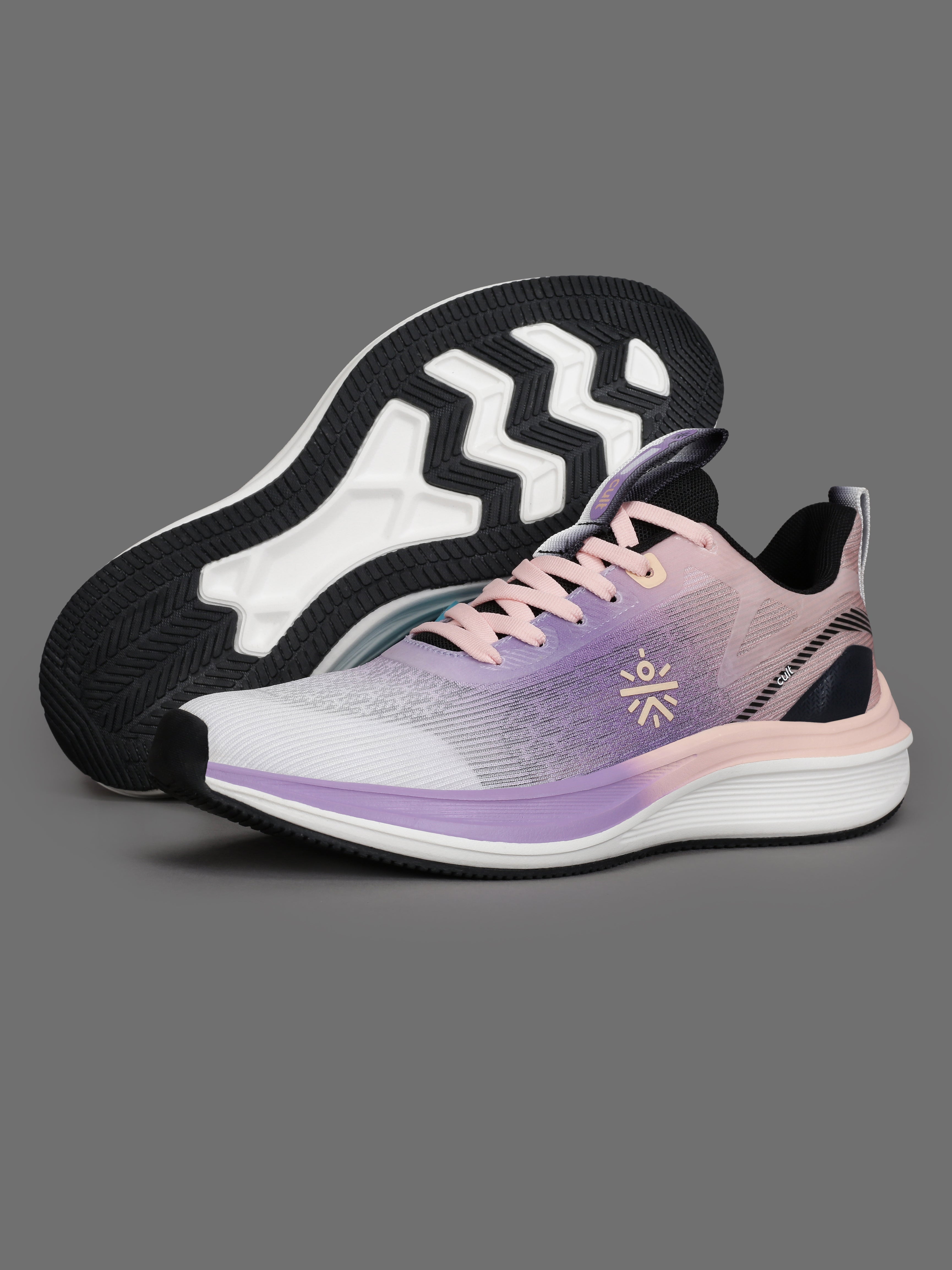 cult Women's Aetheris Running Shoes - Purple & Peach