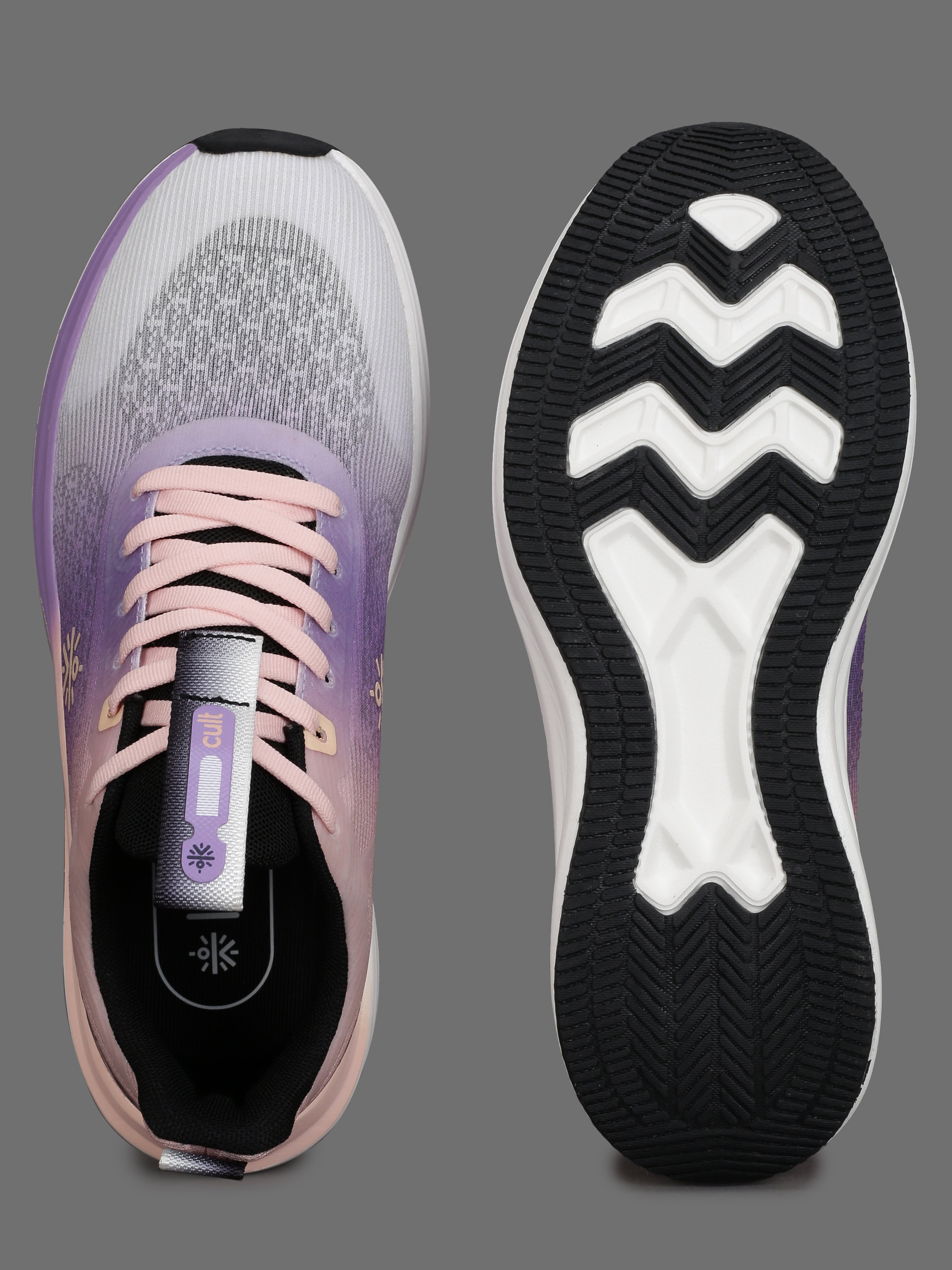 cult Women's Aetheris Running Shoes - Purple & Peach