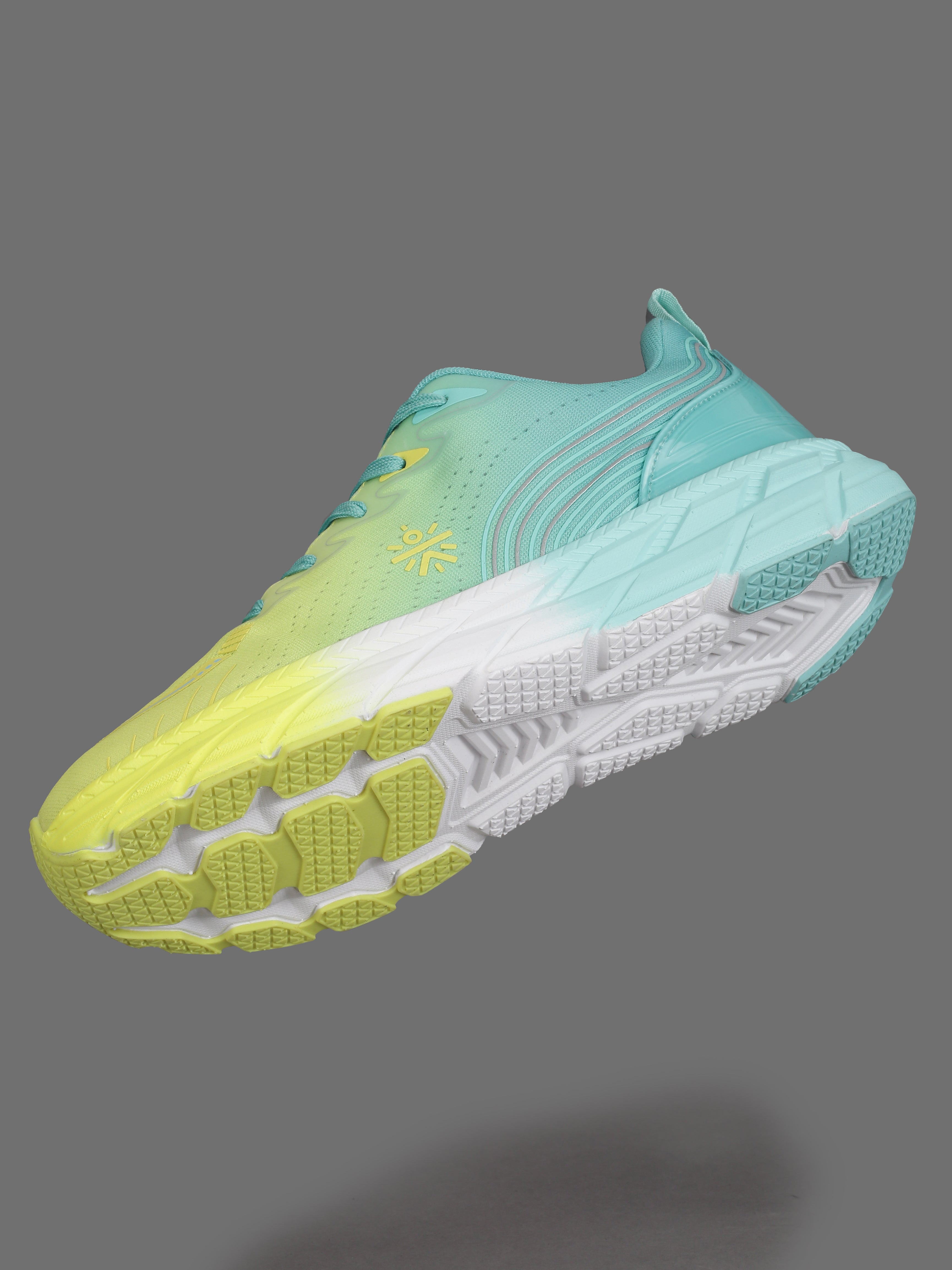 cult Men's Raptor Casual Shoes - Lemon Yellow/Mint Green