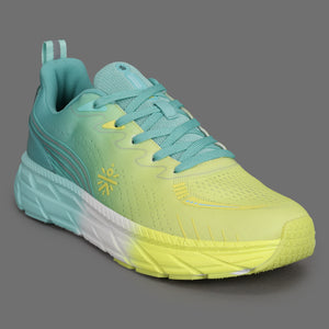 cult Men's Raptor Casual Shoes - Lemon Yellow/Mint Green