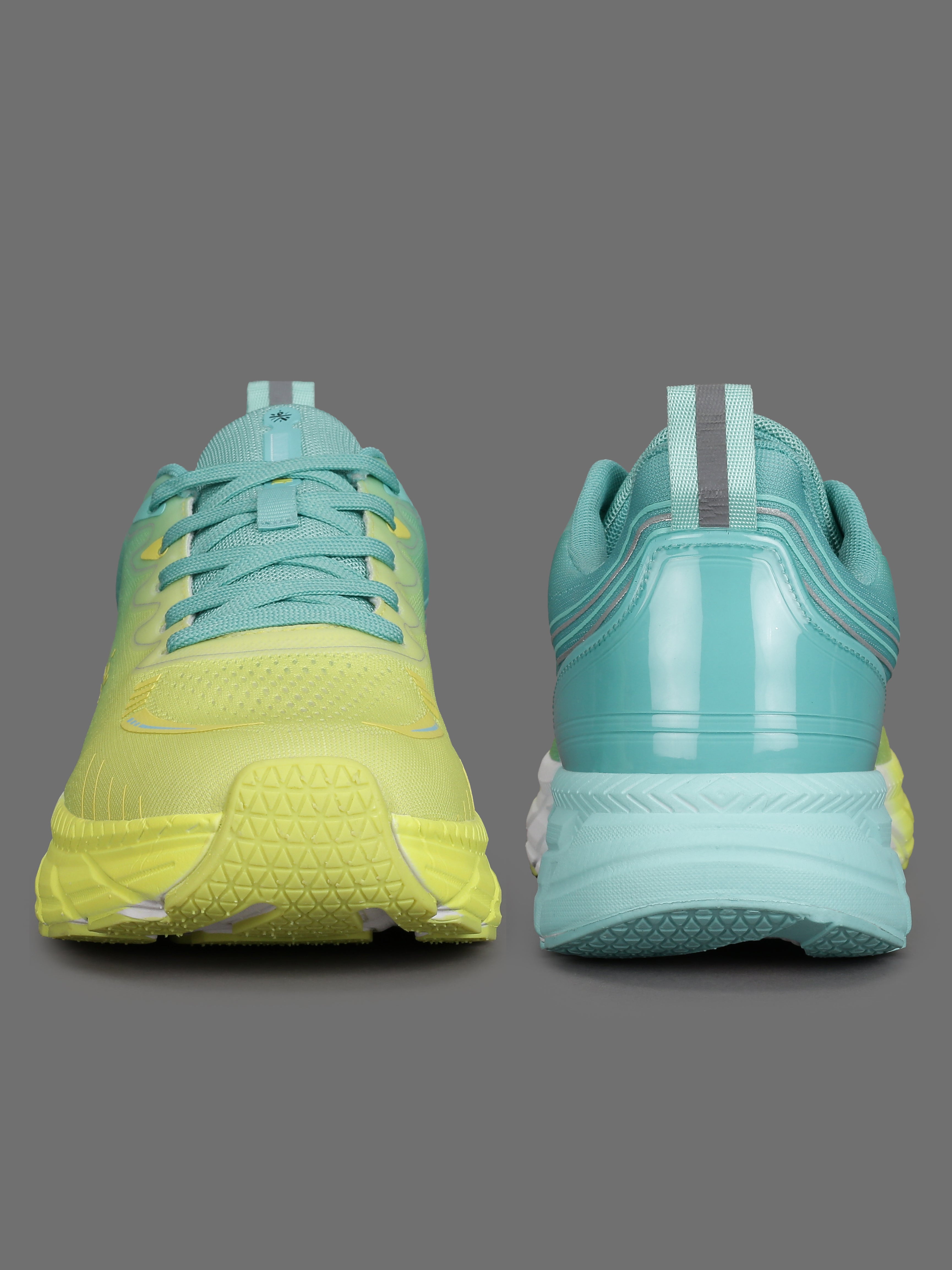 cult Men's Raptor Casual Shoes - Lemon Yellow/Mint Green