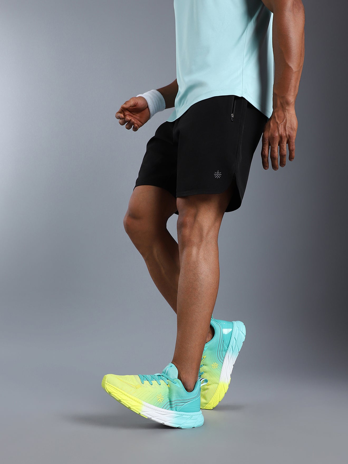 cult Men's Raptor Casual Shoes - Lemon Yellow/Mint Green