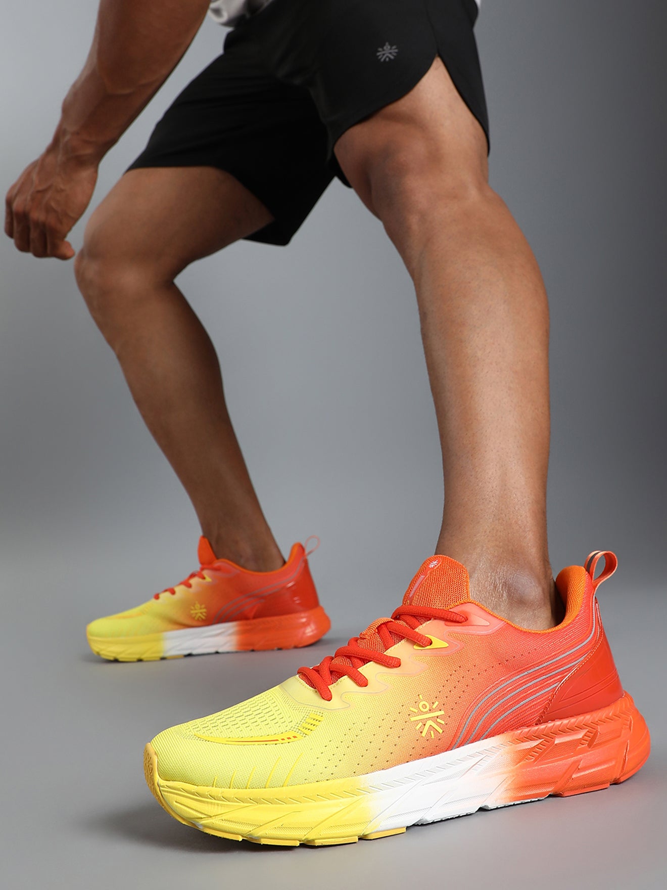 cult Men's Raptor Casual Shoes - Lemon Yellow/Orange