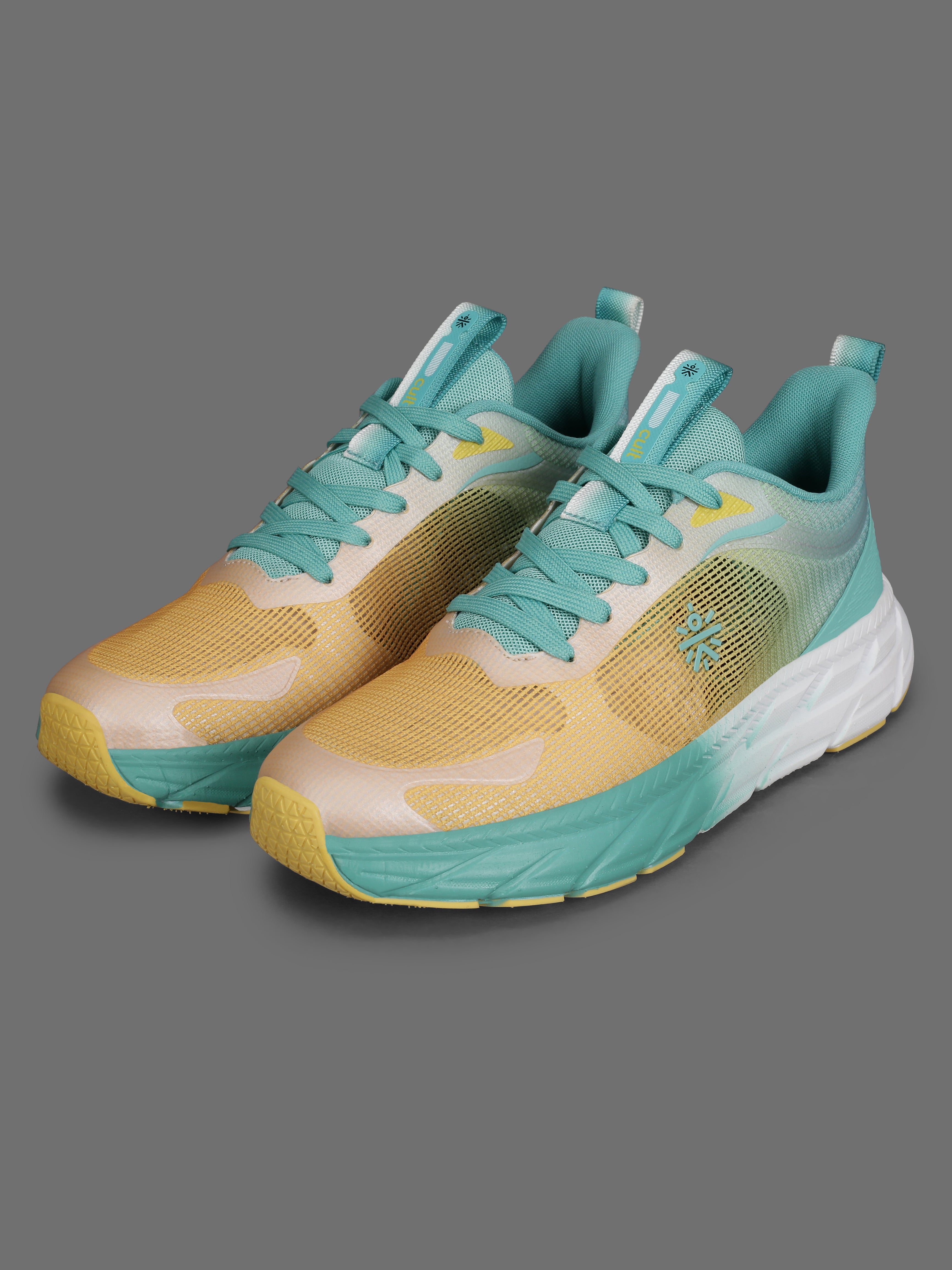 cult Men's Fortis Casual Shoes - Yellow/Mint Green