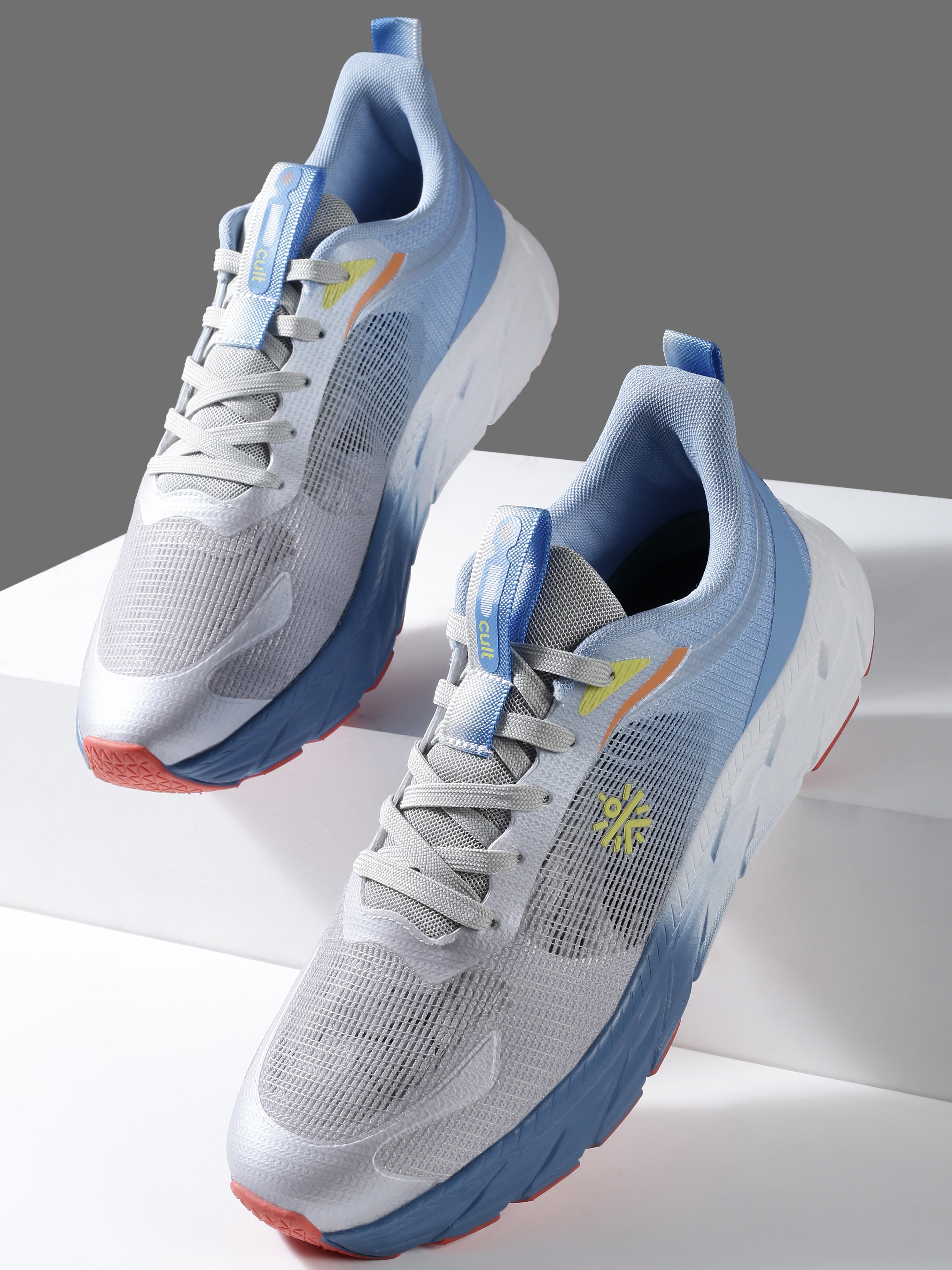 cult Men's Fortis Casual Shoes - Grey & Blue