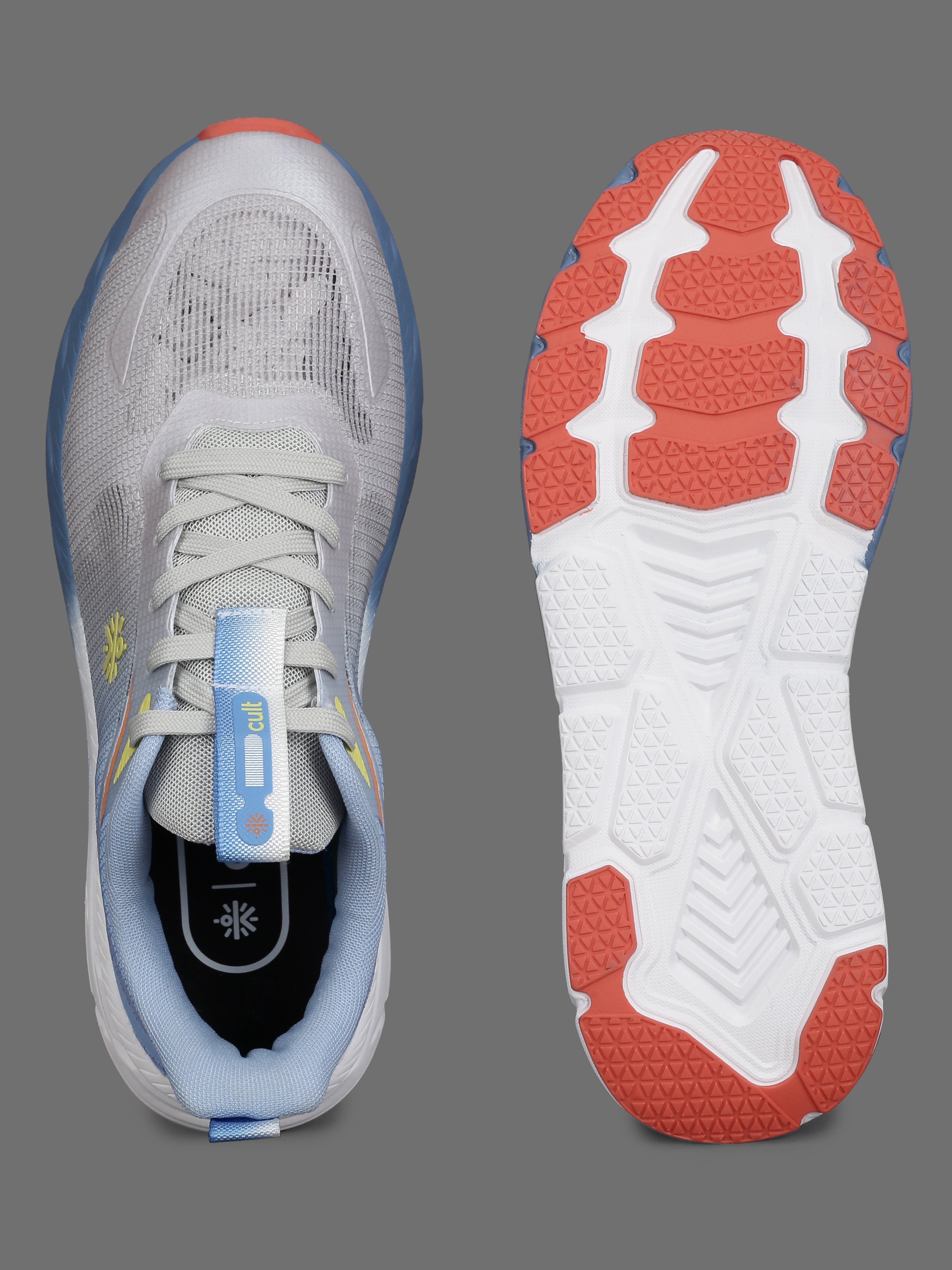 cult Men's Fortis Casual Shoes - Grey & Blue