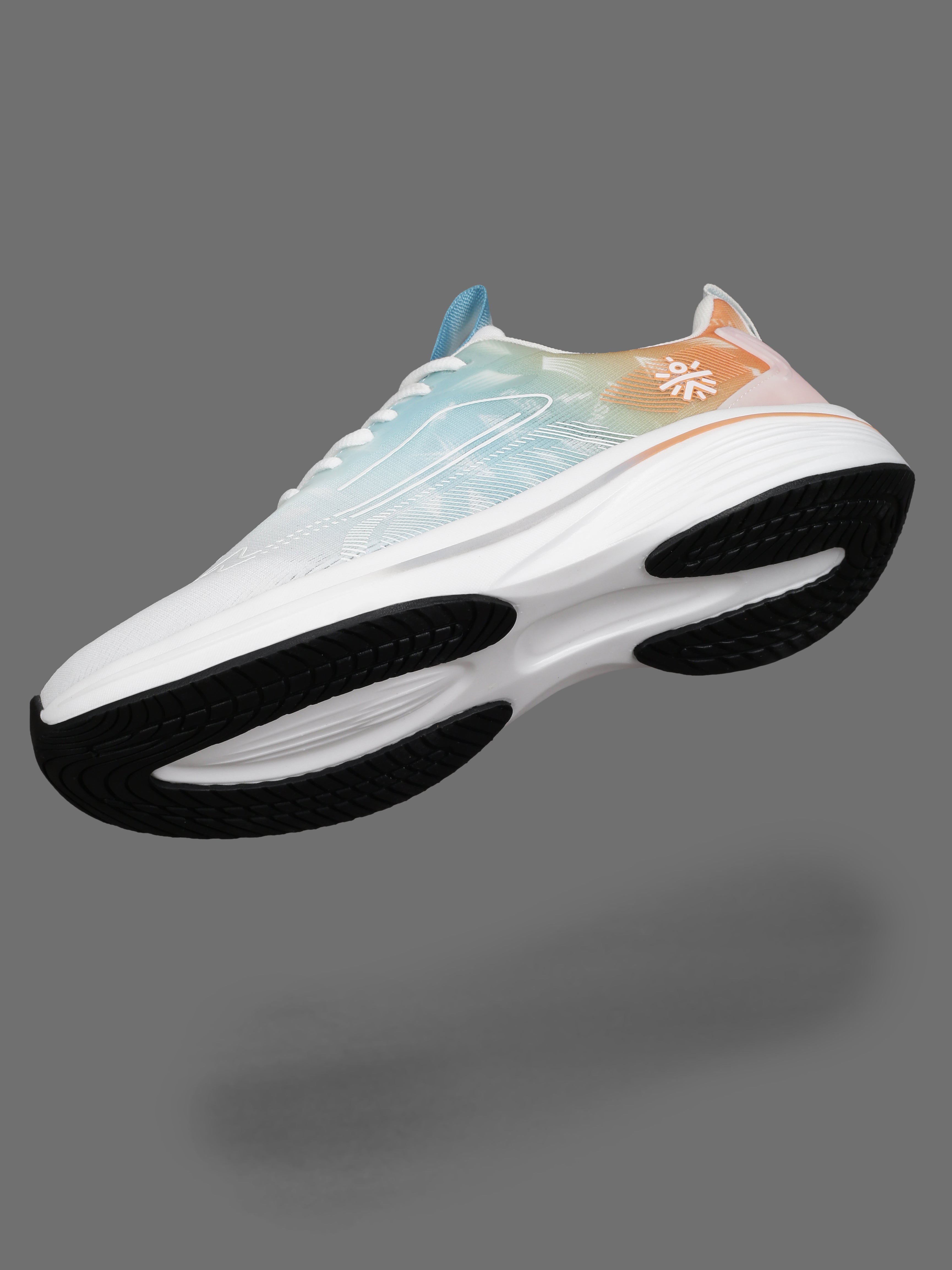 cult Men's Xypher Running Shoes - White/Orange