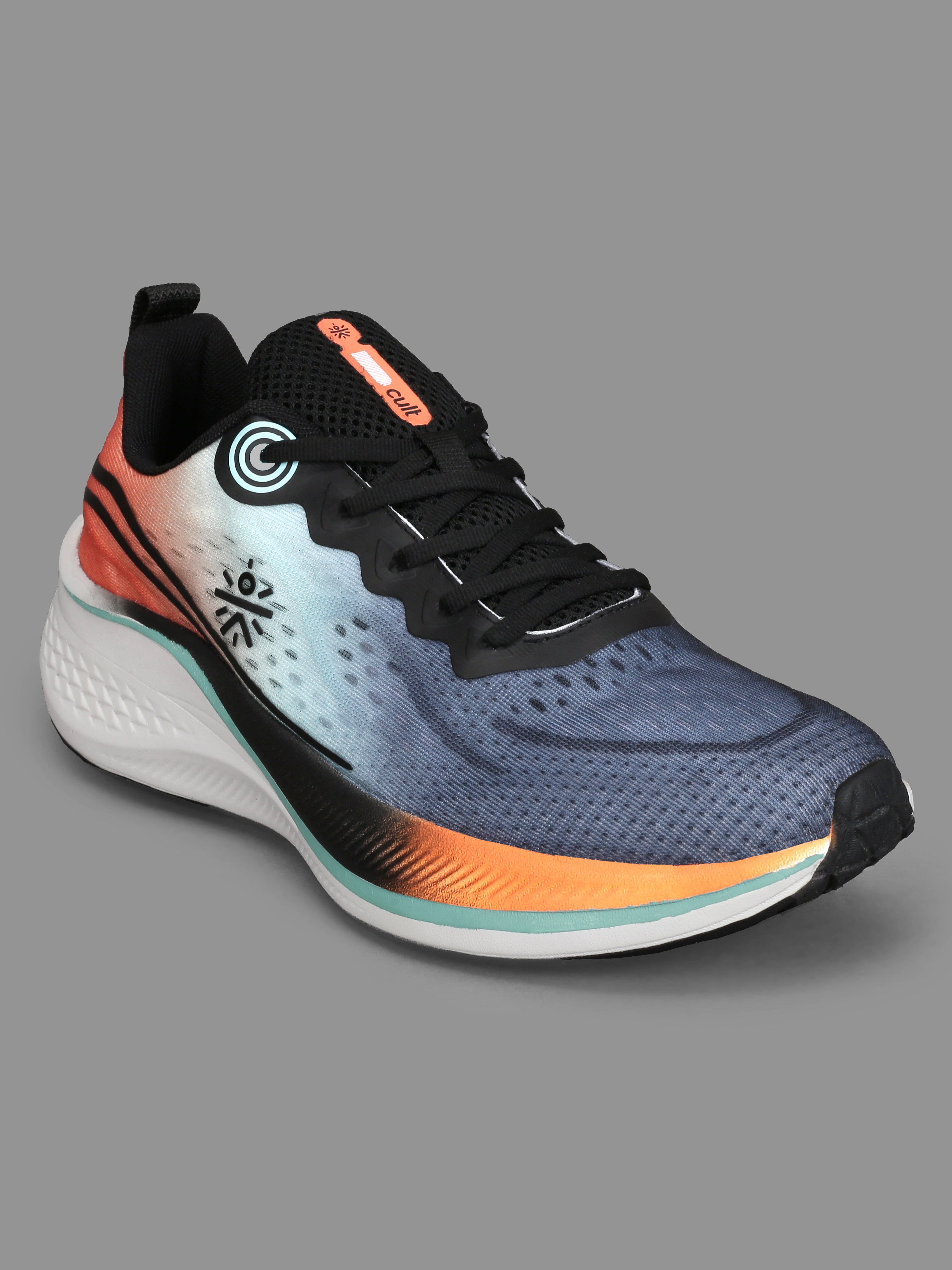 cult Men's Dynex Running Shoes - Black/Orange