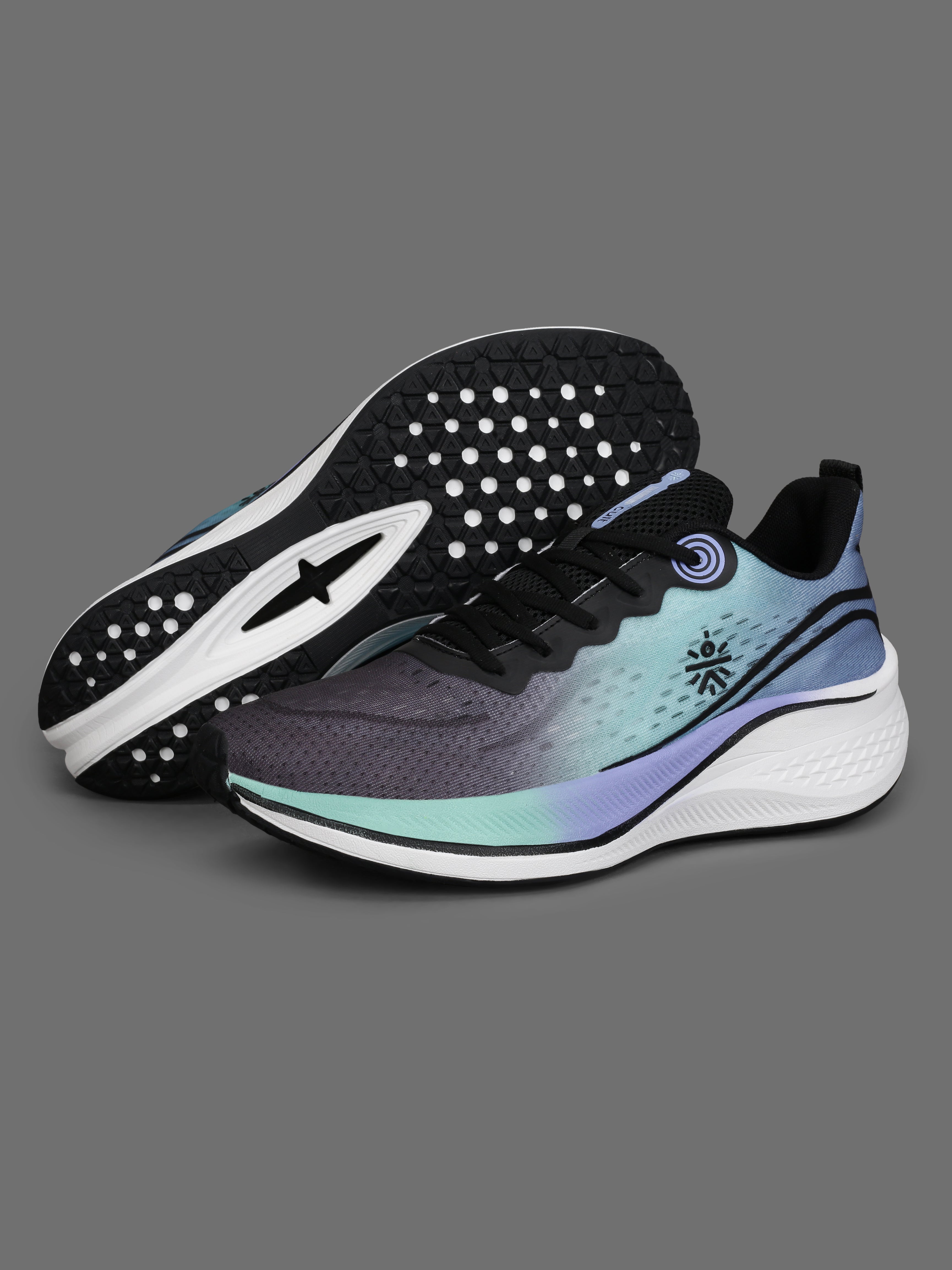 cult Men's Dynex Running Shoes - Black/Indigo Blue