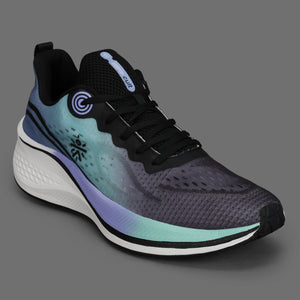cult Men's Dynex Running Shoes - Black/Indigo Blue