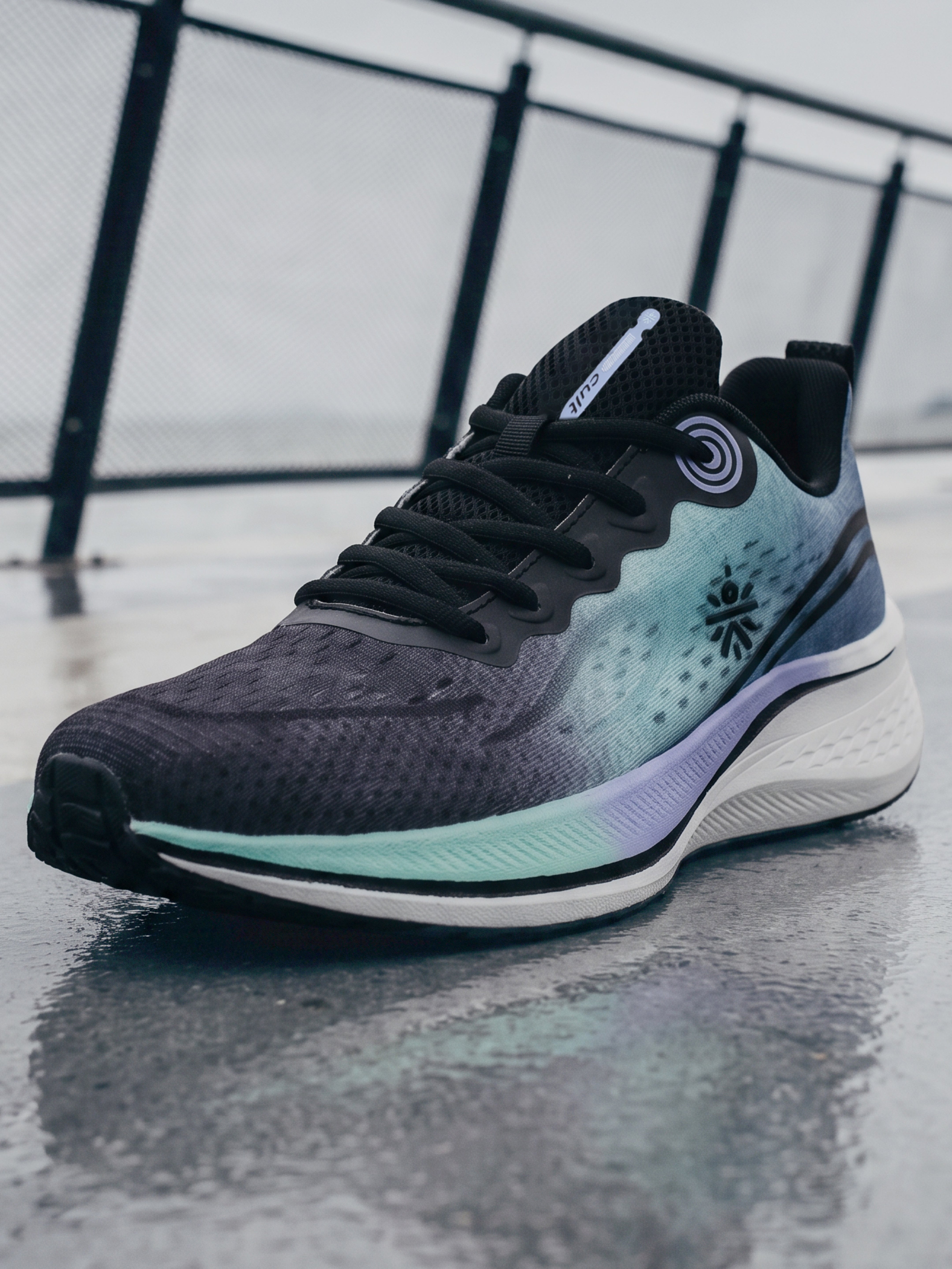 cult Men's Dynex Running Shoes - Black/Indigo Blue