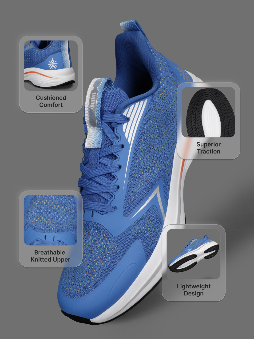 cult Men's Nexar Running Shoes - Blue