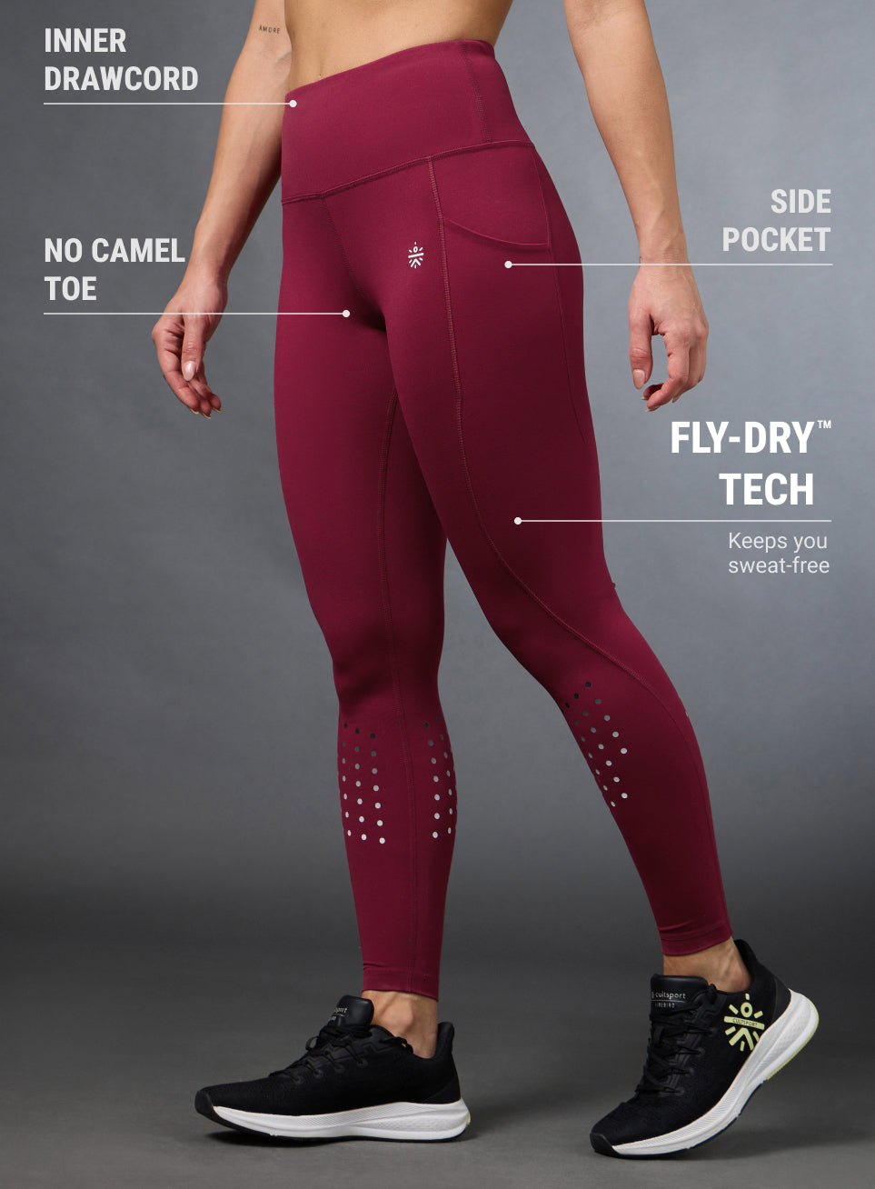 Women's Pink Ultimate Run COMFLex Tights