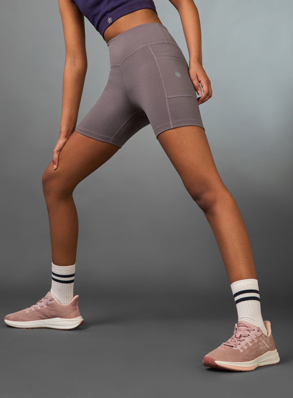 Buy Women's Mauve Multi Sports Cycling COMFLex Shorts Online in