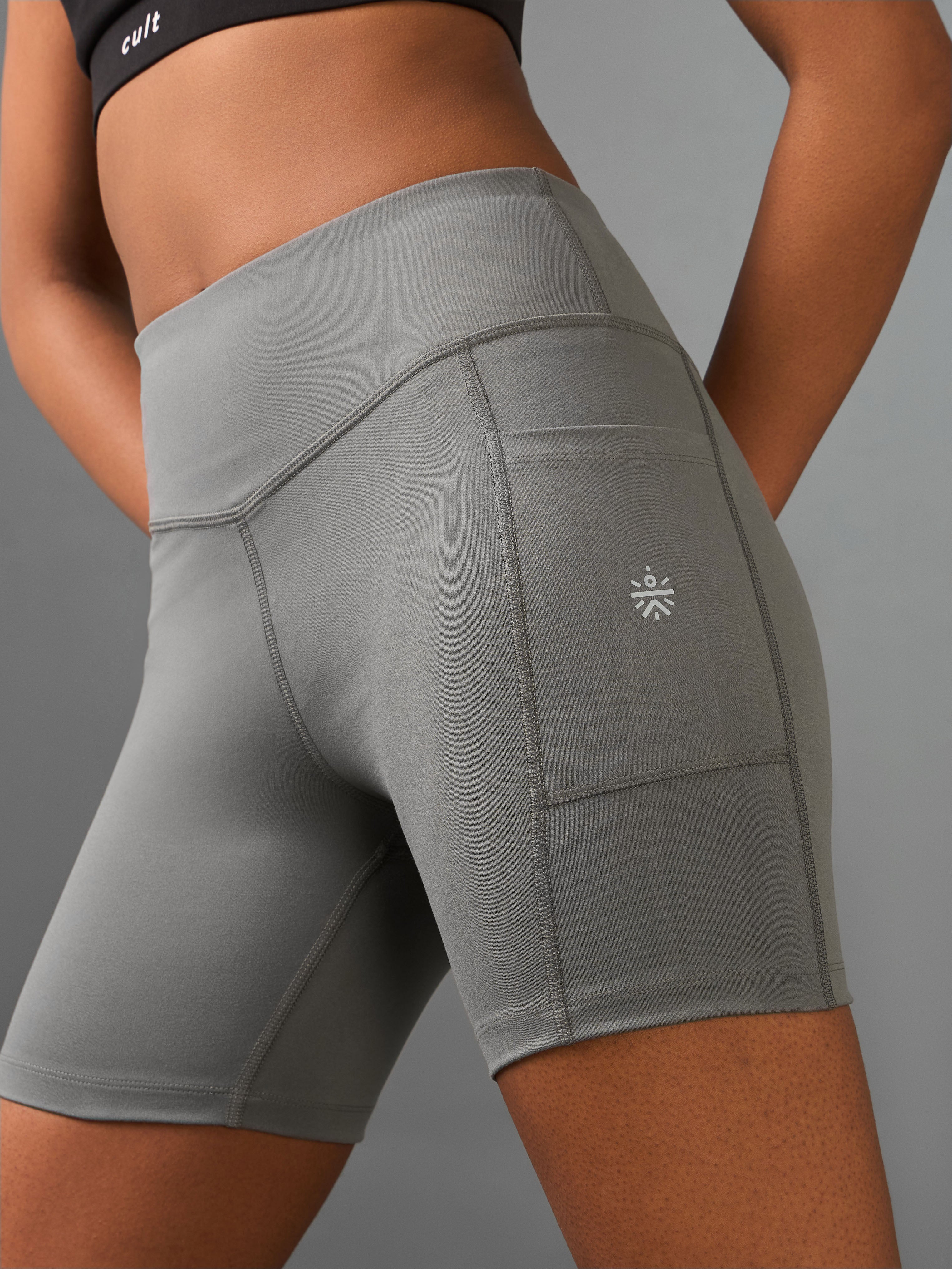 Women's Grey Multi Sports Cycling COMFLex Shorts