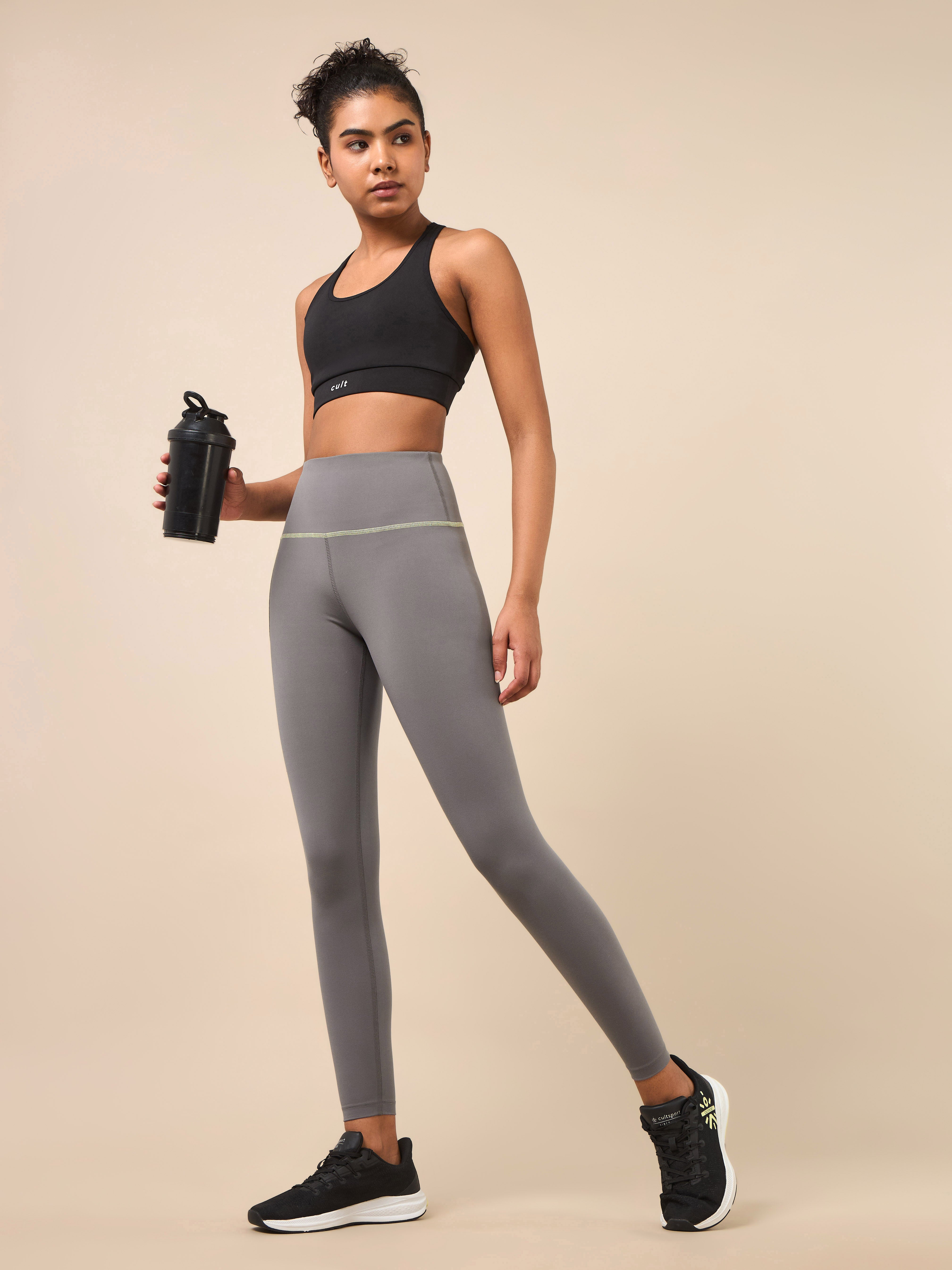 Women's Grey Core Performance COMFlex Tights