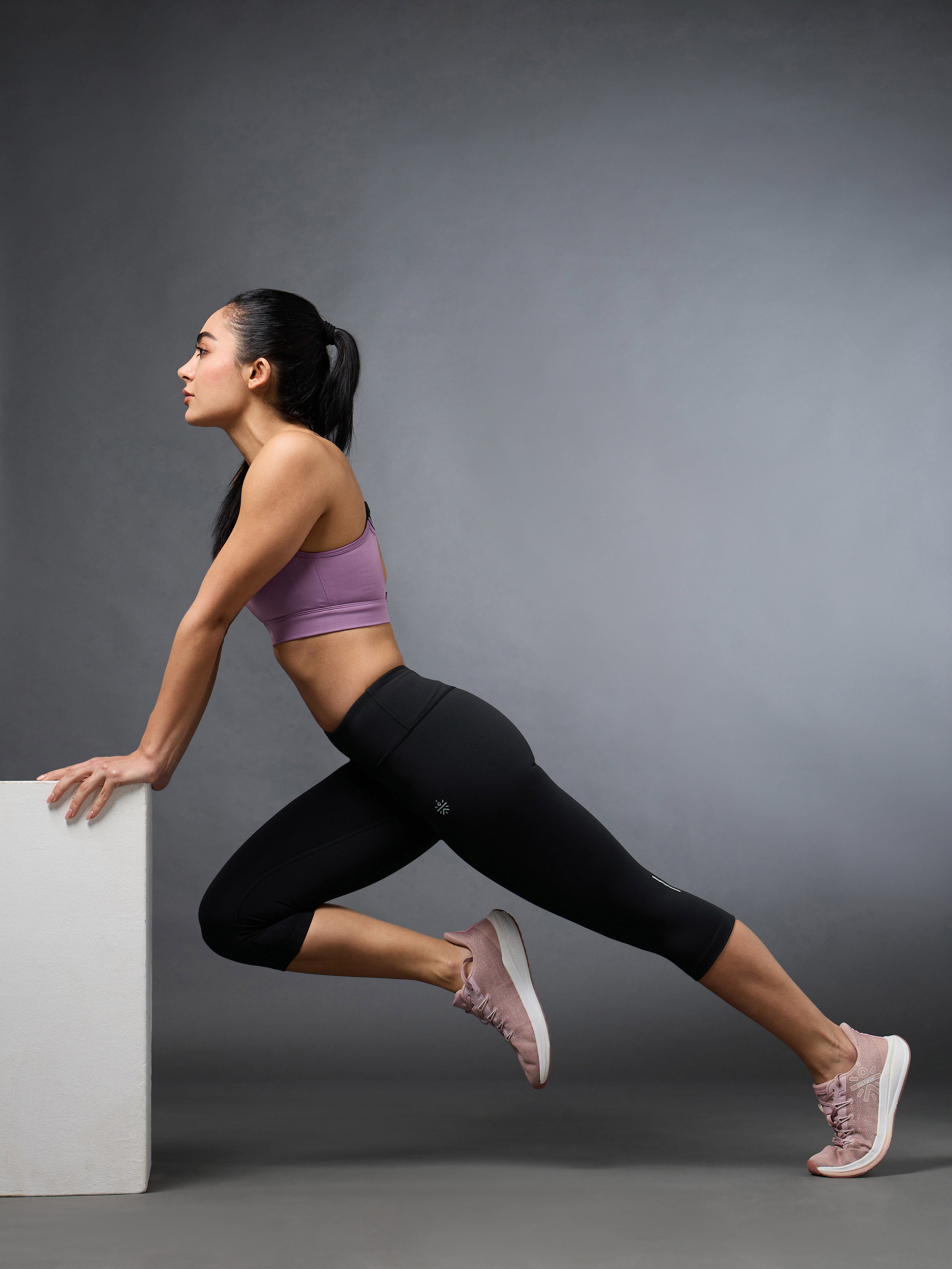 Women's Black Cropped Performance COMFlex Tights