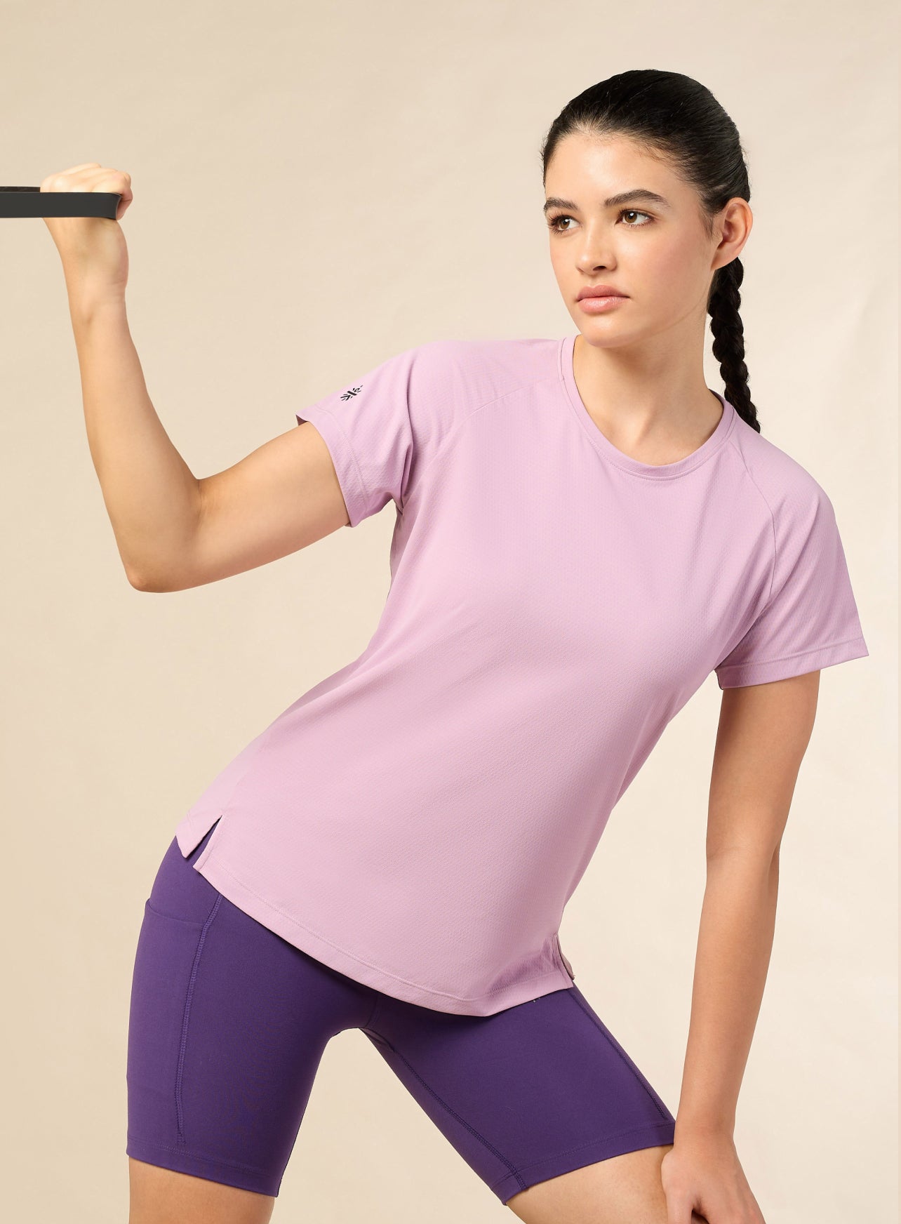 Women's Engineered Knit Pink Performance T-shirt