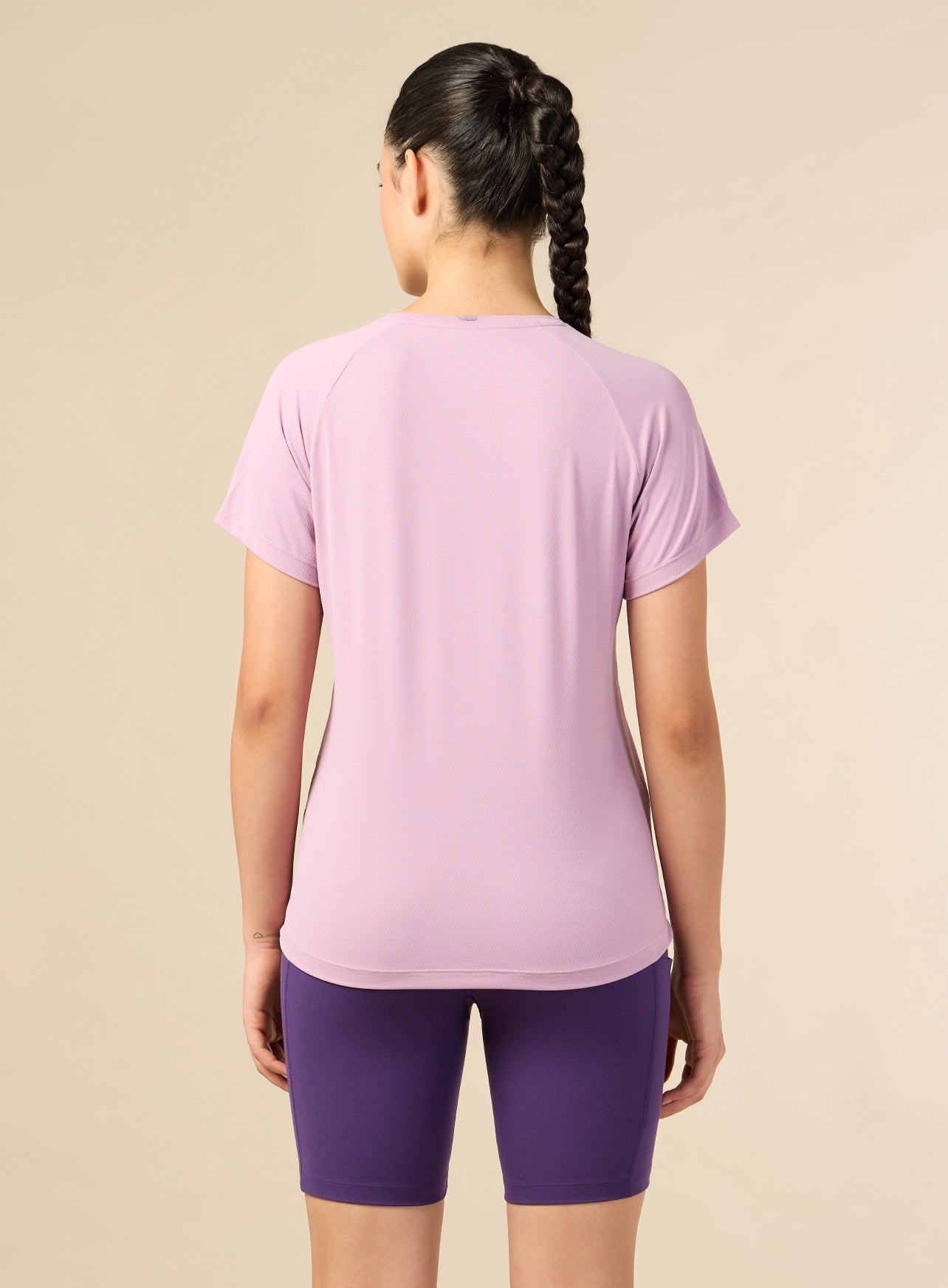 Women's Engineered Knit Pink Performance T-shirt