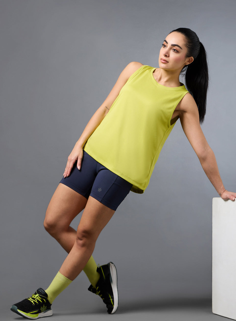 Women's All Day Active Lime Tank