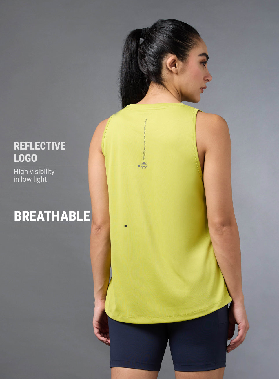 Women's All Day Active Lime Tank