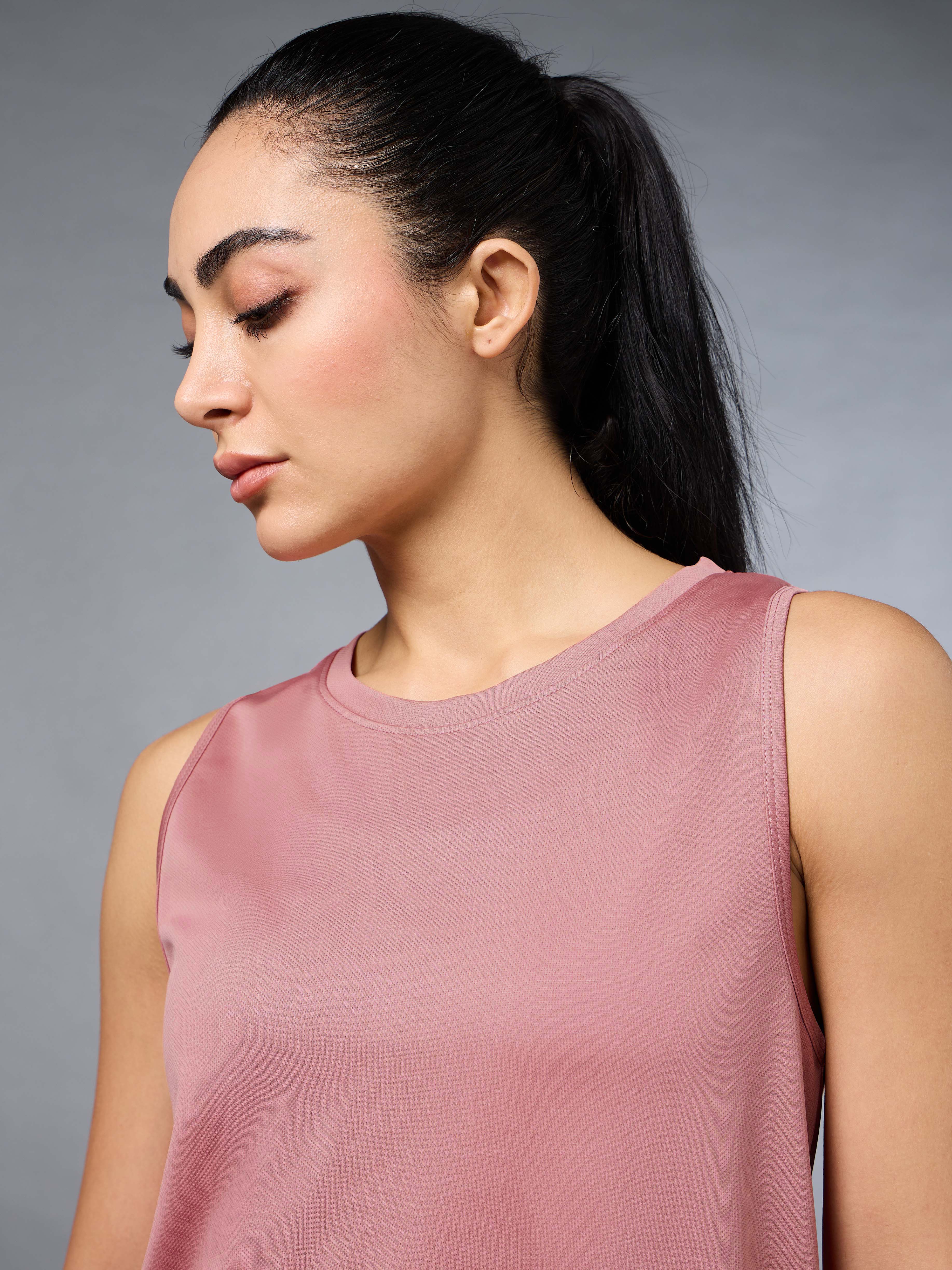 Women's All Day Active Pink Tank